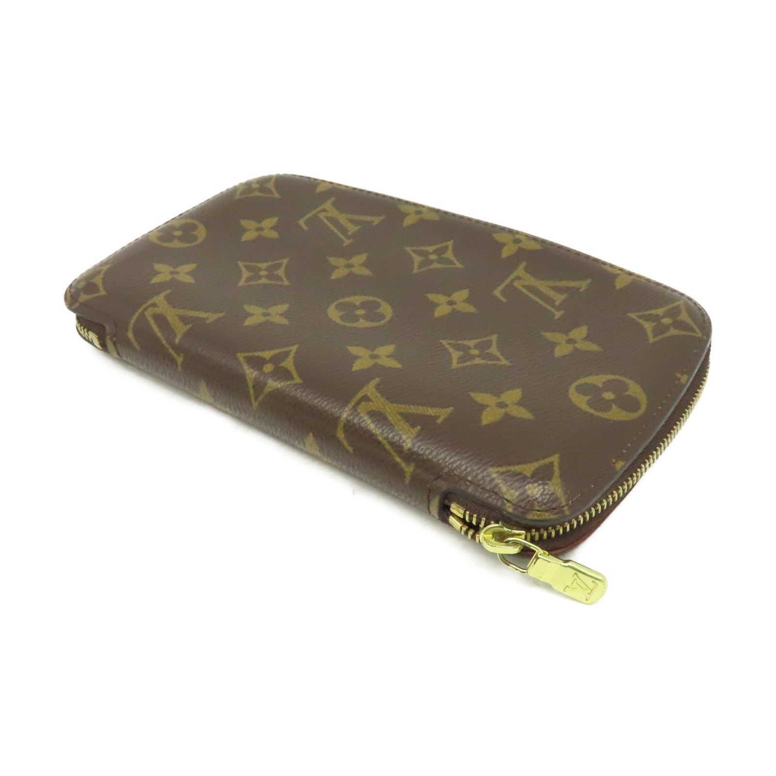 LOUIS VUITTON Monogram Geode Organize金扣長錢包啡色
