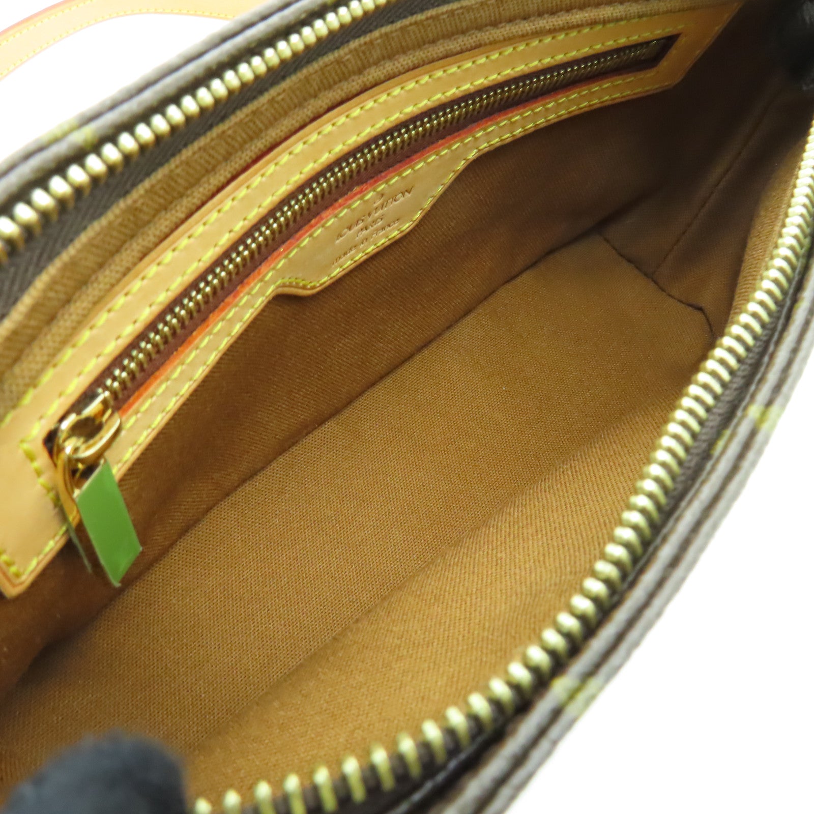 LOUIS VUITTON Monogram Trotteur金扣肩背袋啡色