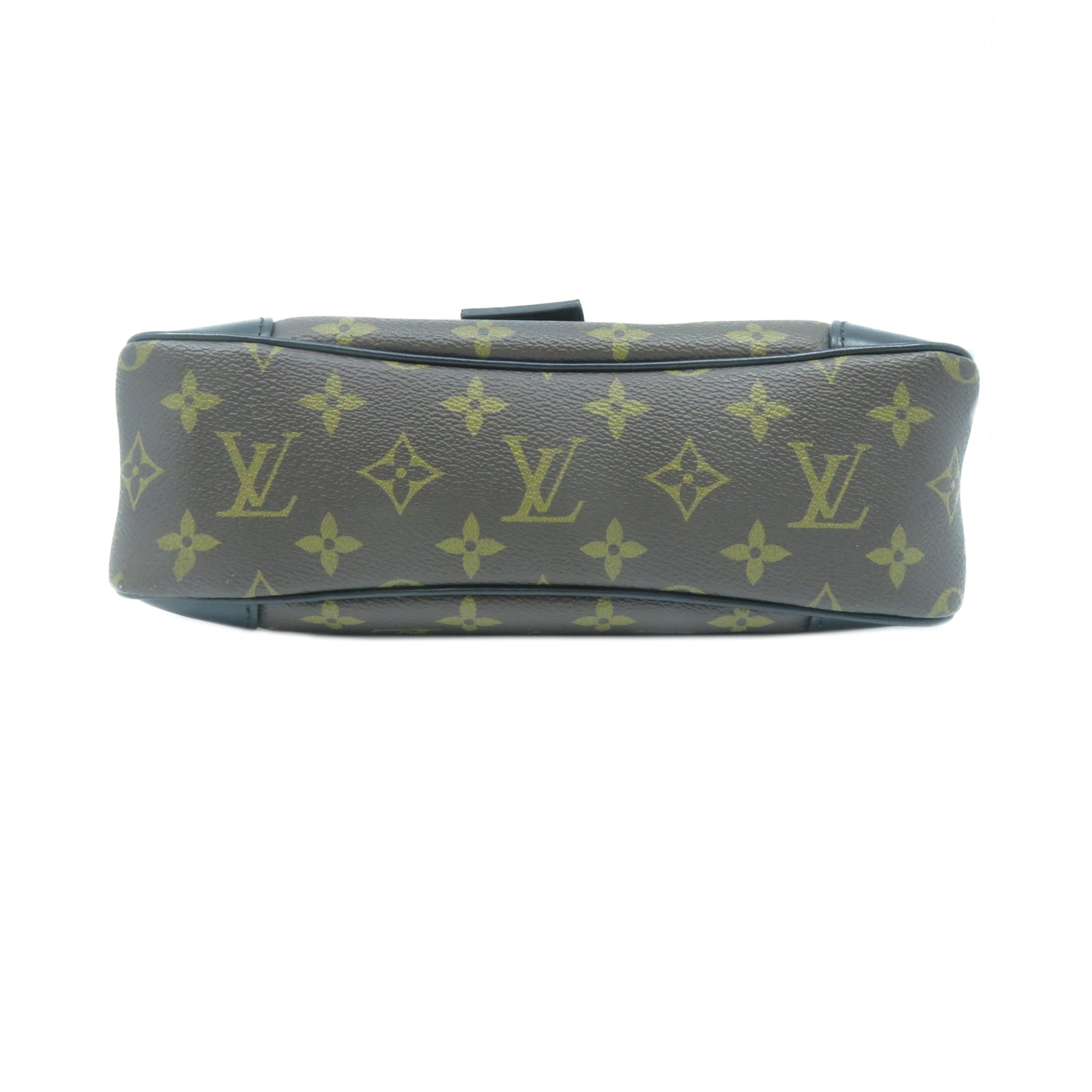 LOUIS VUITTON Monogram Macassar Odeon PM金扣肩背袋啡色