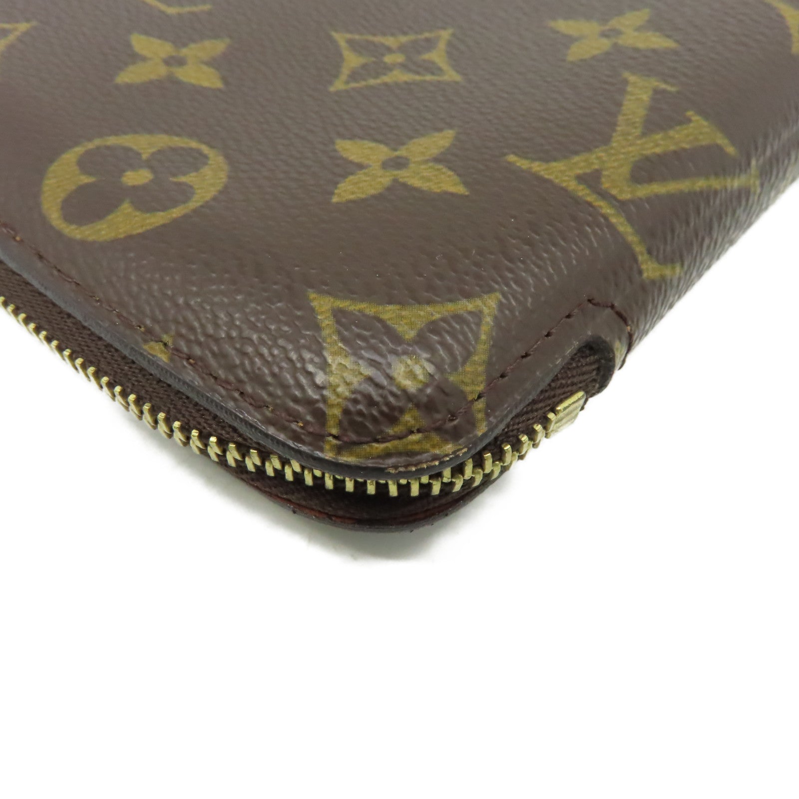 LOUIS VUITTON Monogram Geode Organize金扣長錢包啡色