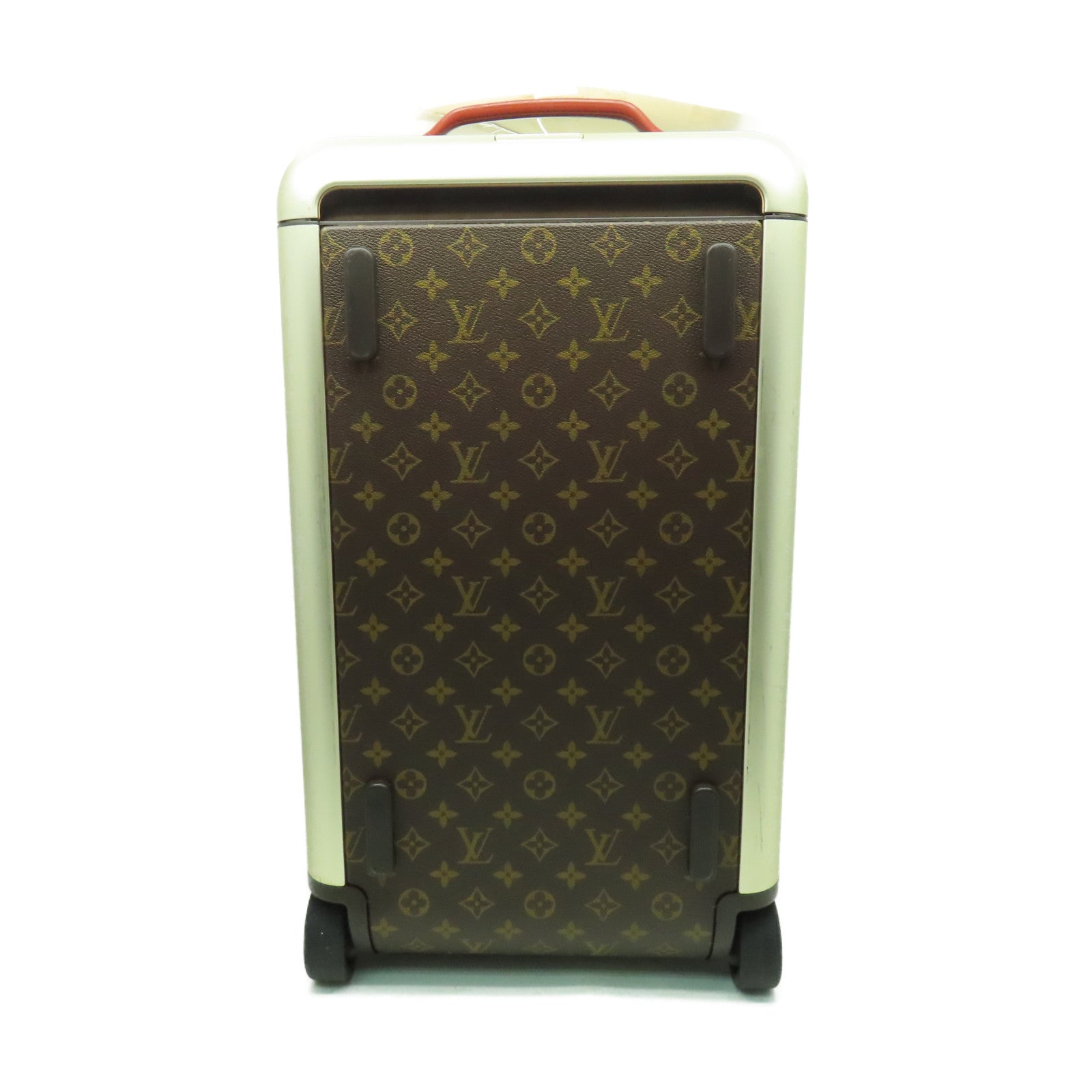 LOUIS VUITTON Monogram Horizon Soft Duffle 55銀扣行李箱啡色