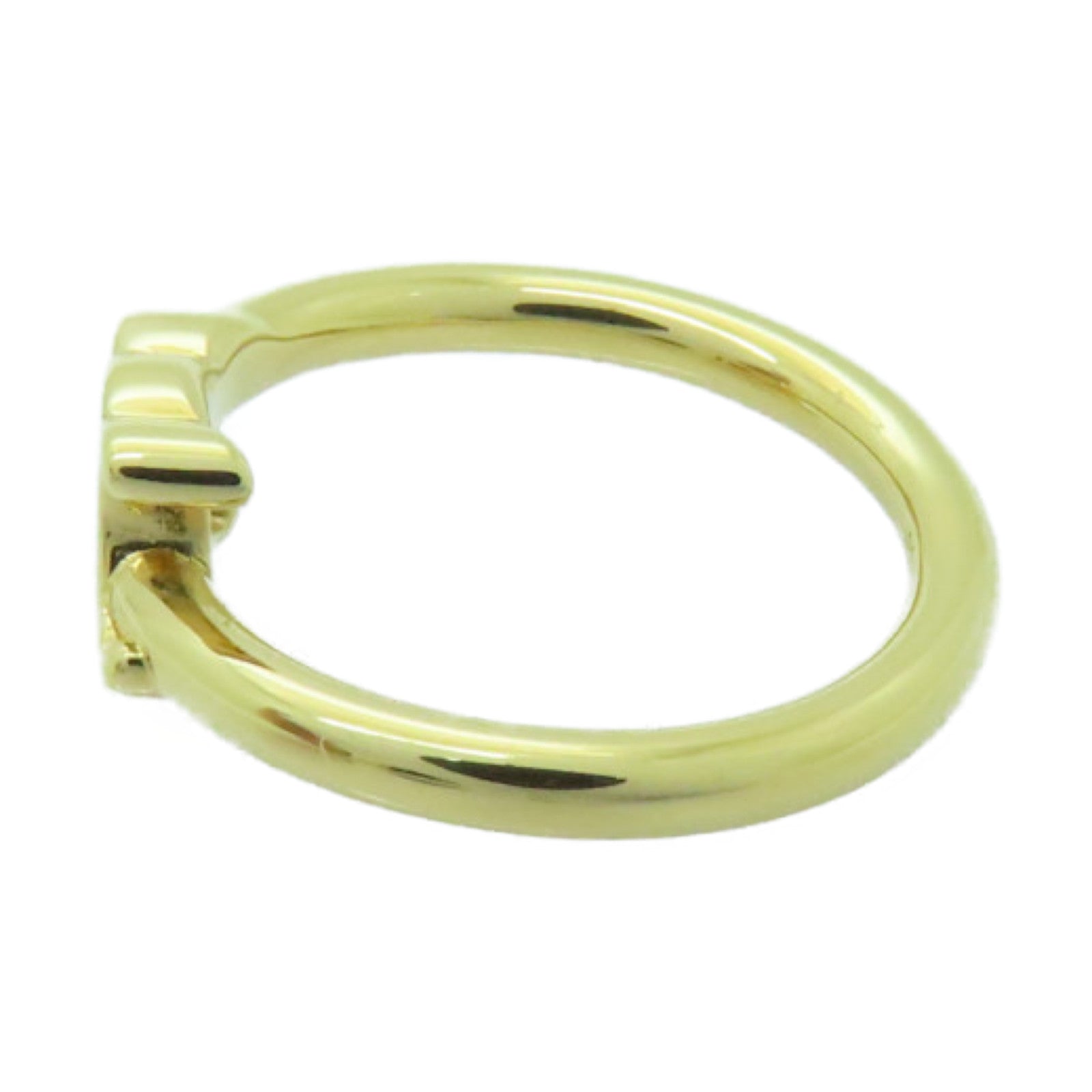 CELINE 黃銅Triomphe Asymmetric Ring戒指Celine#50/US#5.25