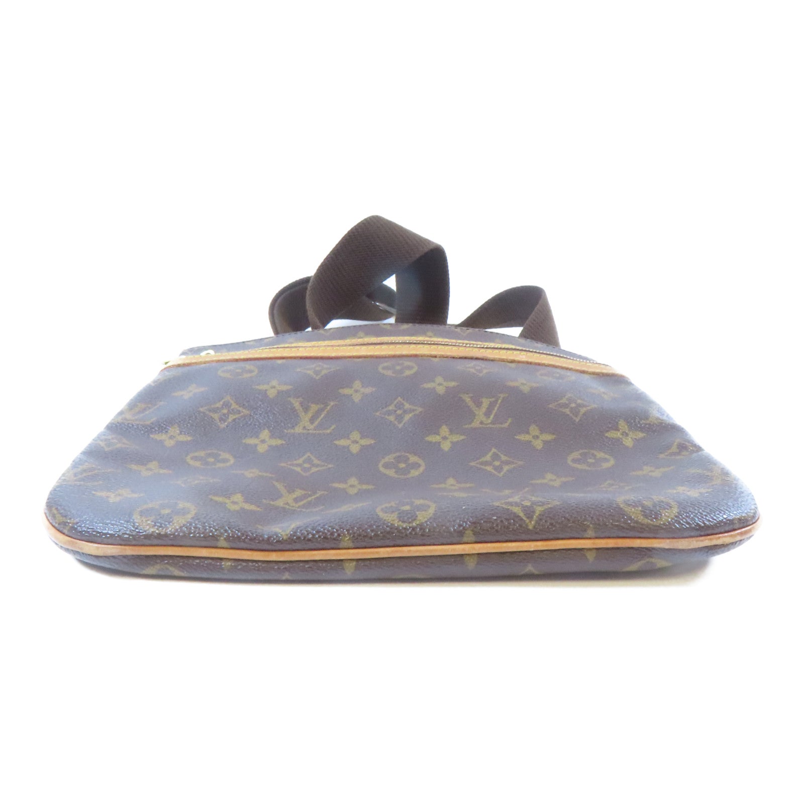 LOUIS VUITTON Monogram Pochette Bosphore金扣肩背袋啡色