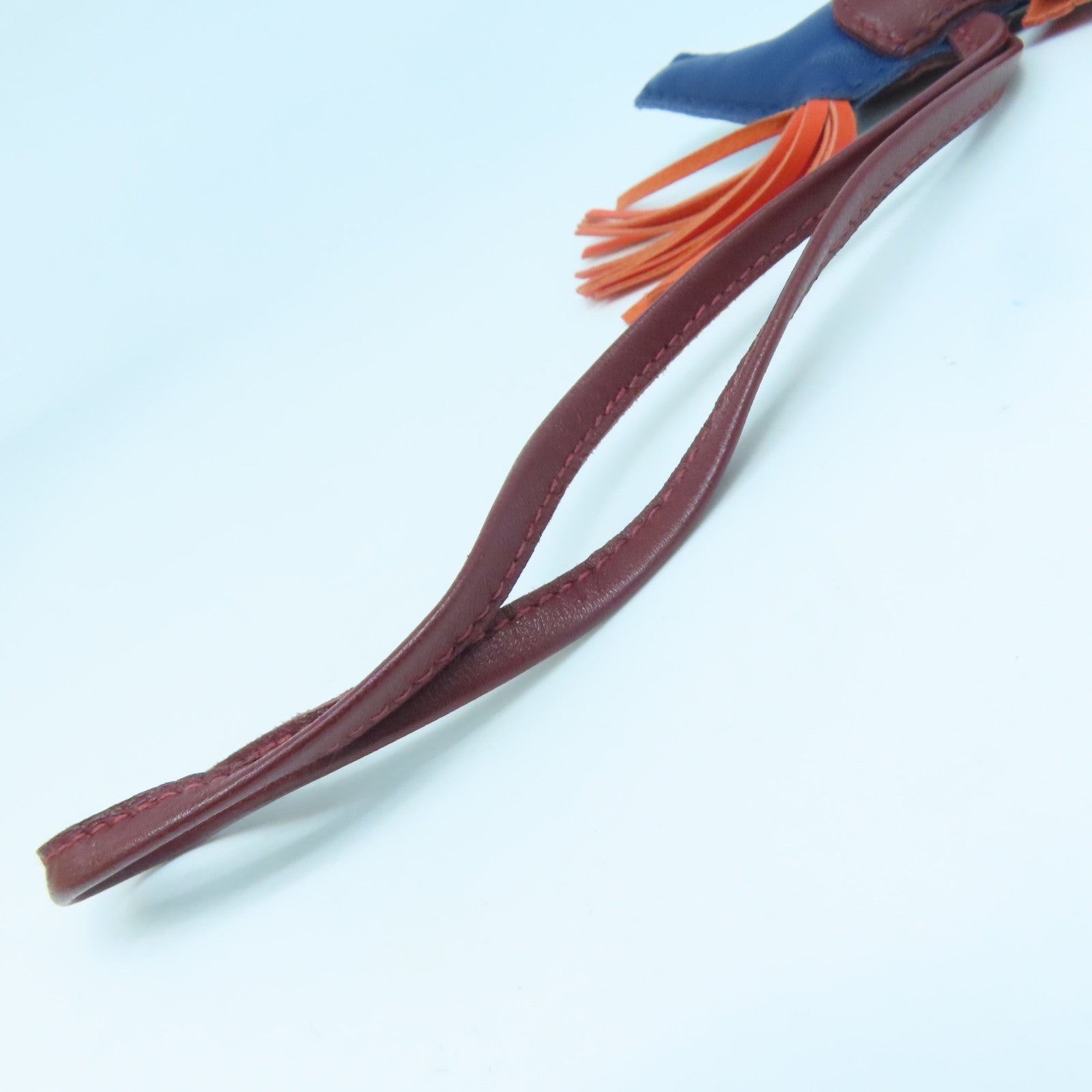 HERMES 【激減優惠】Swift皮革Rodeo S掛飾深藍色/橙色/啡色