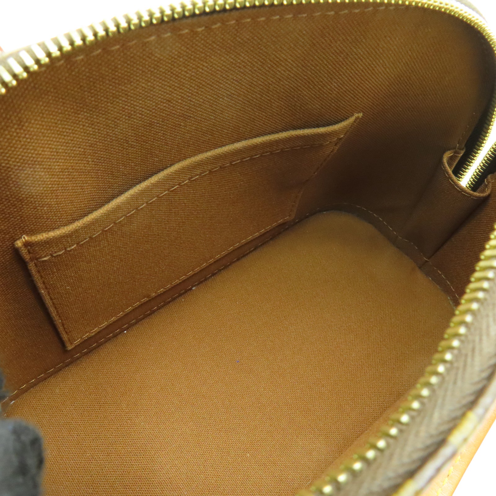 LOUIS VUITTON Monogram Alma BB金扣手挽肩背兩用袋棕色