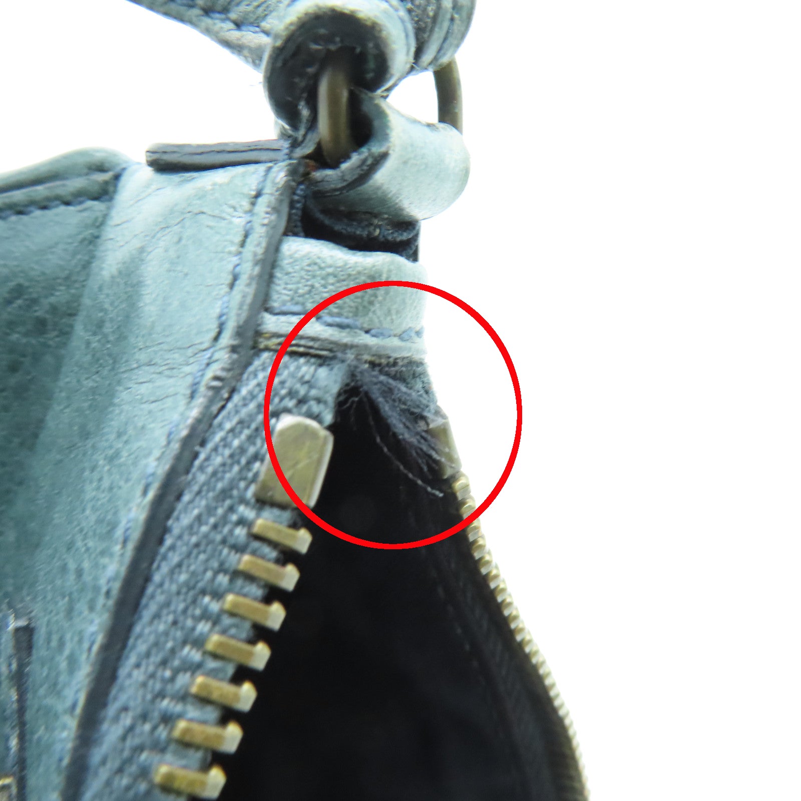 BALENCIAGA 牛皮皮革Shoulder Bag金扣肩背袋绿色