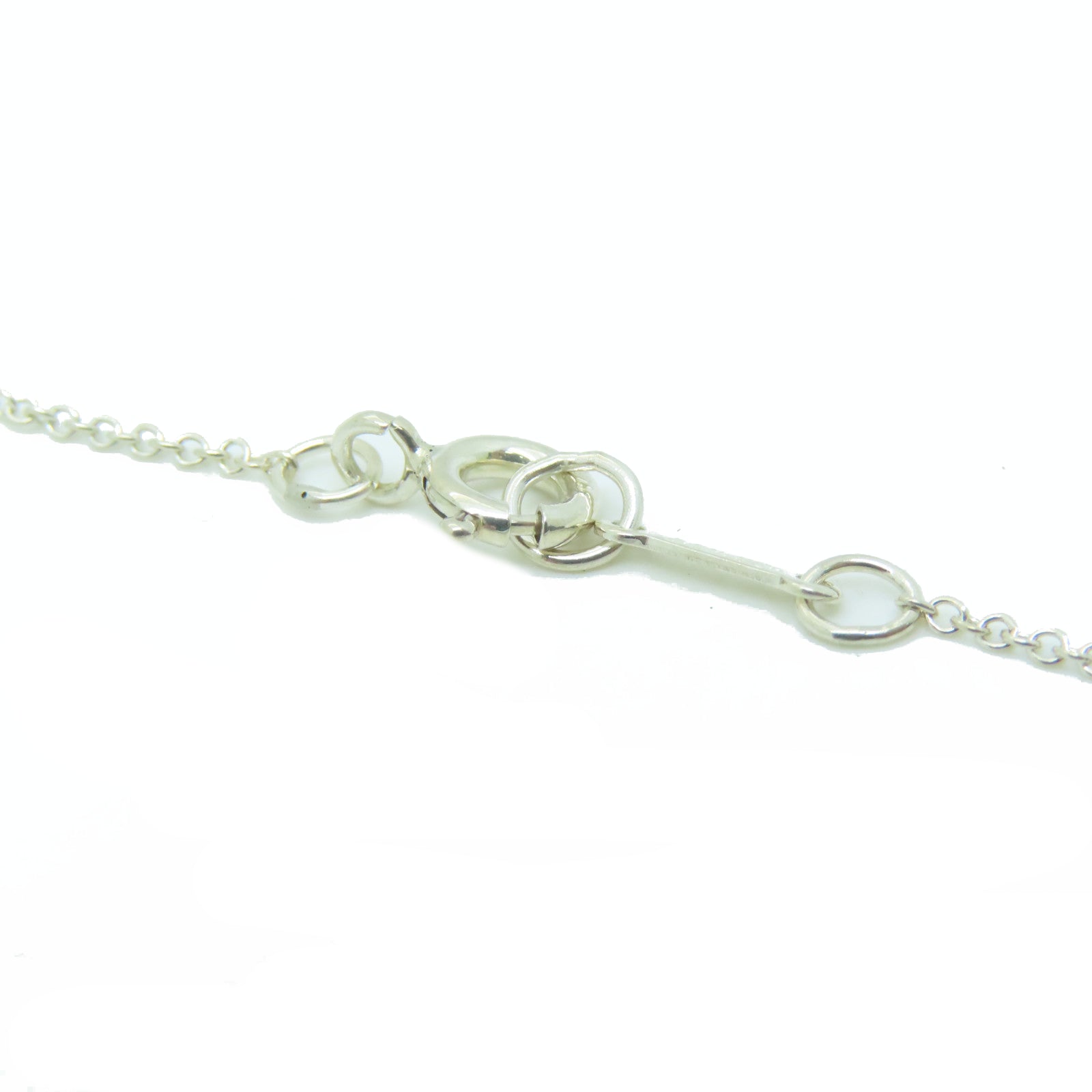 TIFFANY&amp;CO 925 Sterling Silver X Pendant Necklace