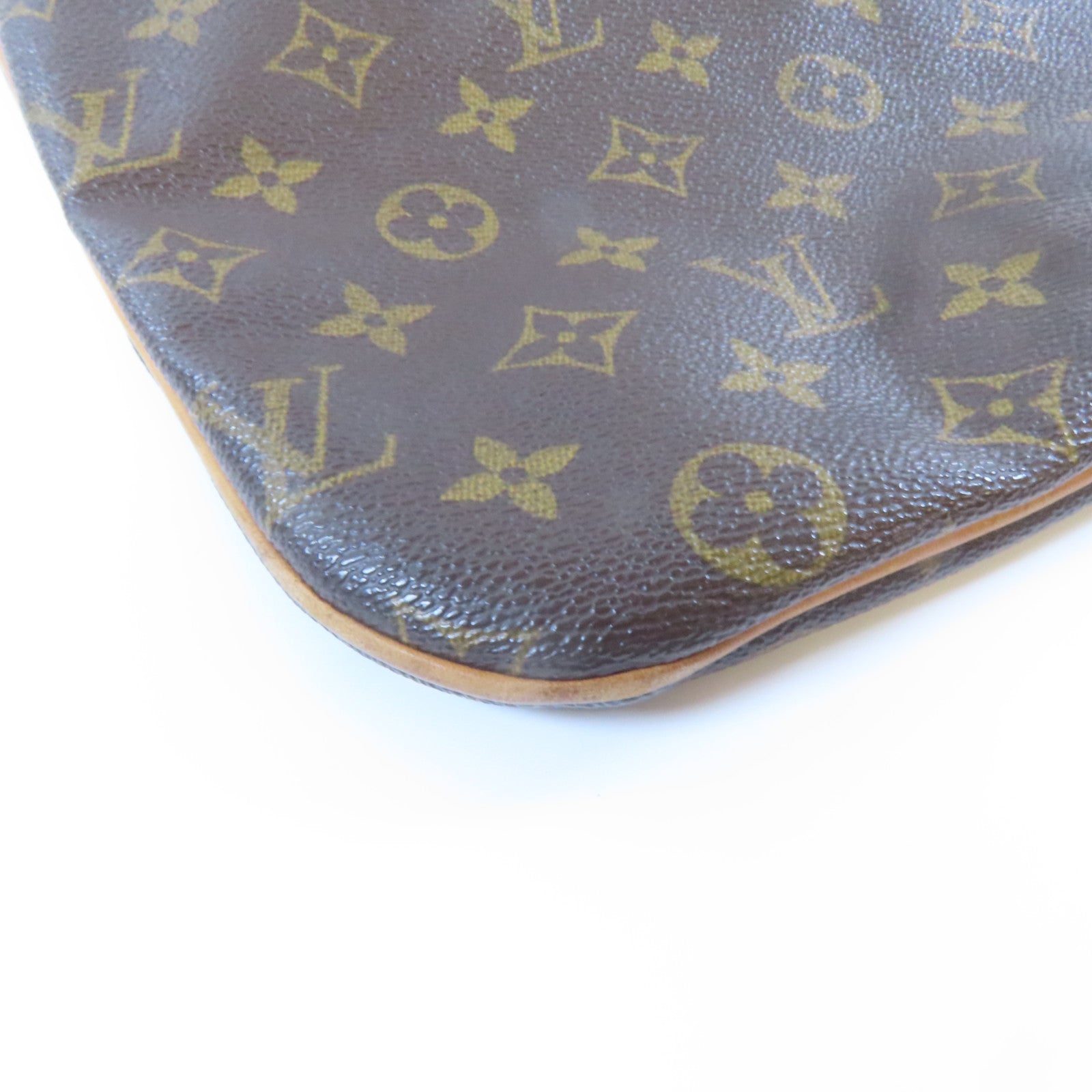 LOUIS VUITTON Monogram Pochette Bosphore金扣肩背袋啡色