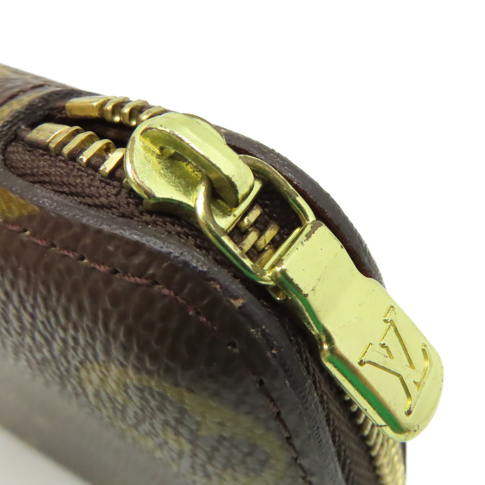 LOUIS VUITTON Monogram Geode Organize金扣長錢包啡色