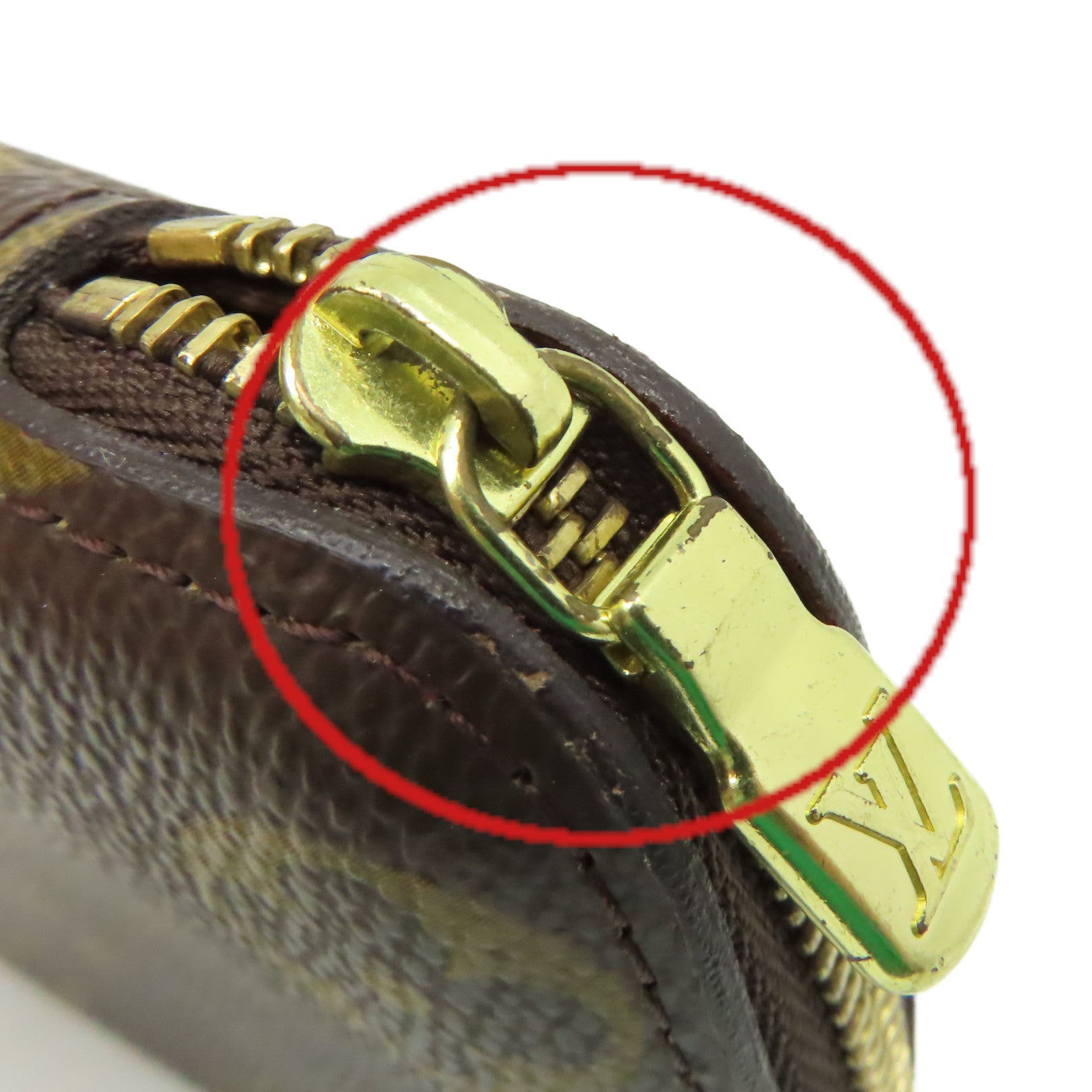 LOUIS VUITTON Monogram Geode Organize金扣長錢包啡色