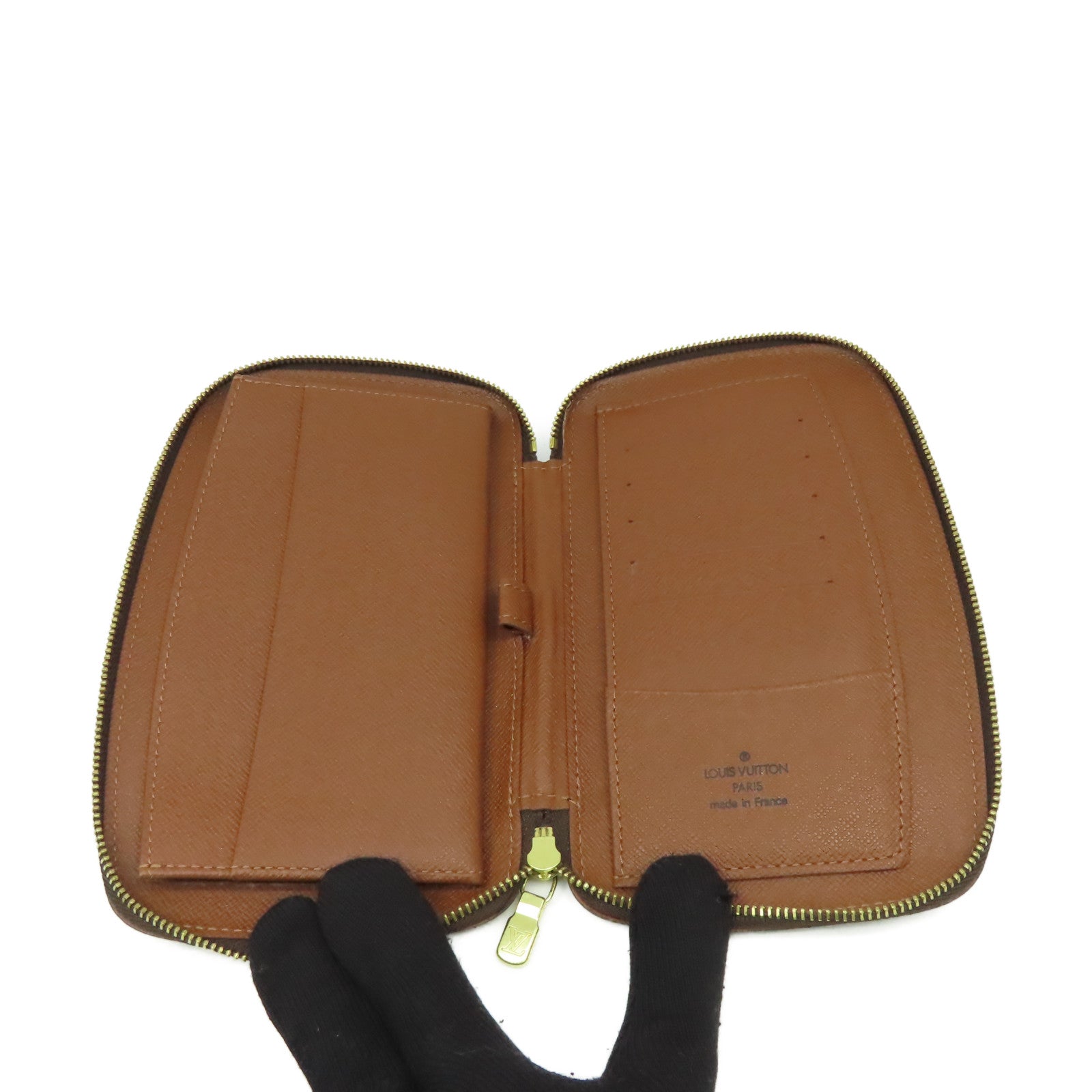 LOUIS VUITTON Monogram Geode Organize金扣長錢包啡色