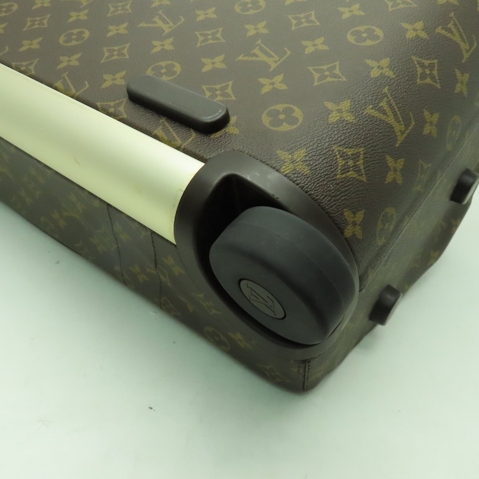 LOUIS VUITTON Monogram Horizon Soft Duffle 55銀扣行李箱啡色
