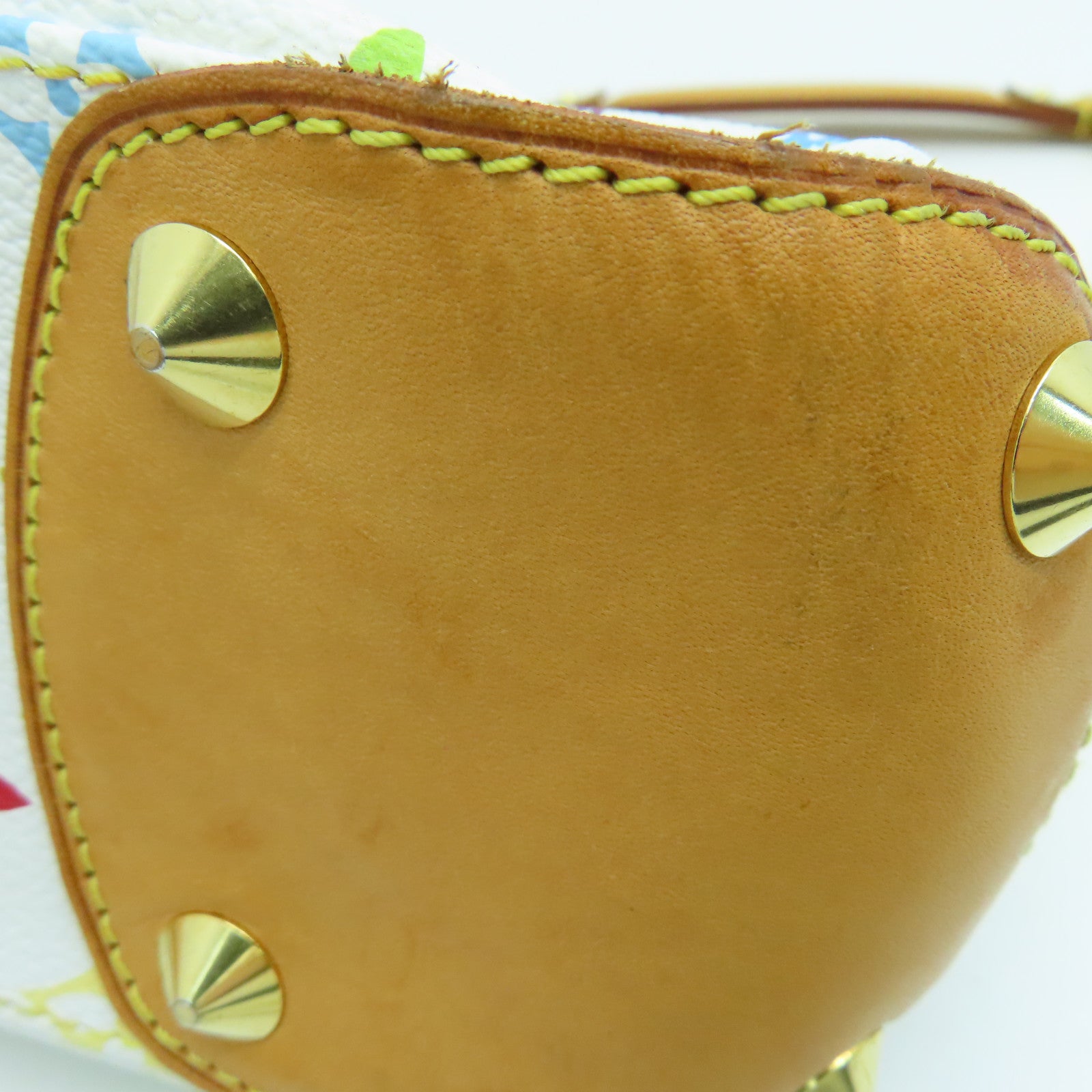 LOUIS VUITTON Monogram Multicolore Judy PM 2 way Shoulder  Bag金扣手挽肩背兩用袋白色