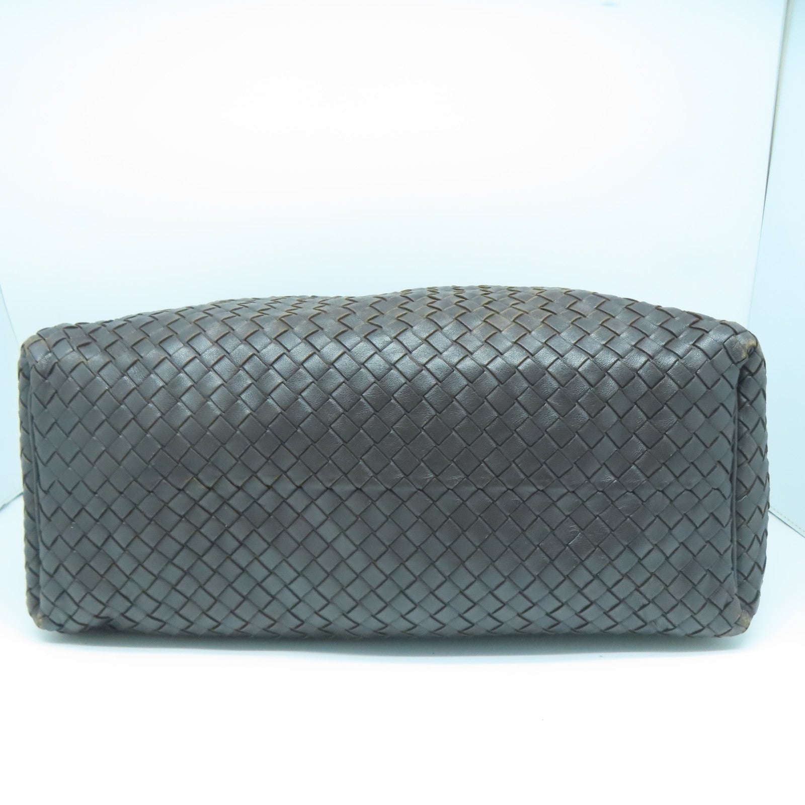 BOTTEGA VENETA 织纹皮革Shoulder Bag肩背袋啡色