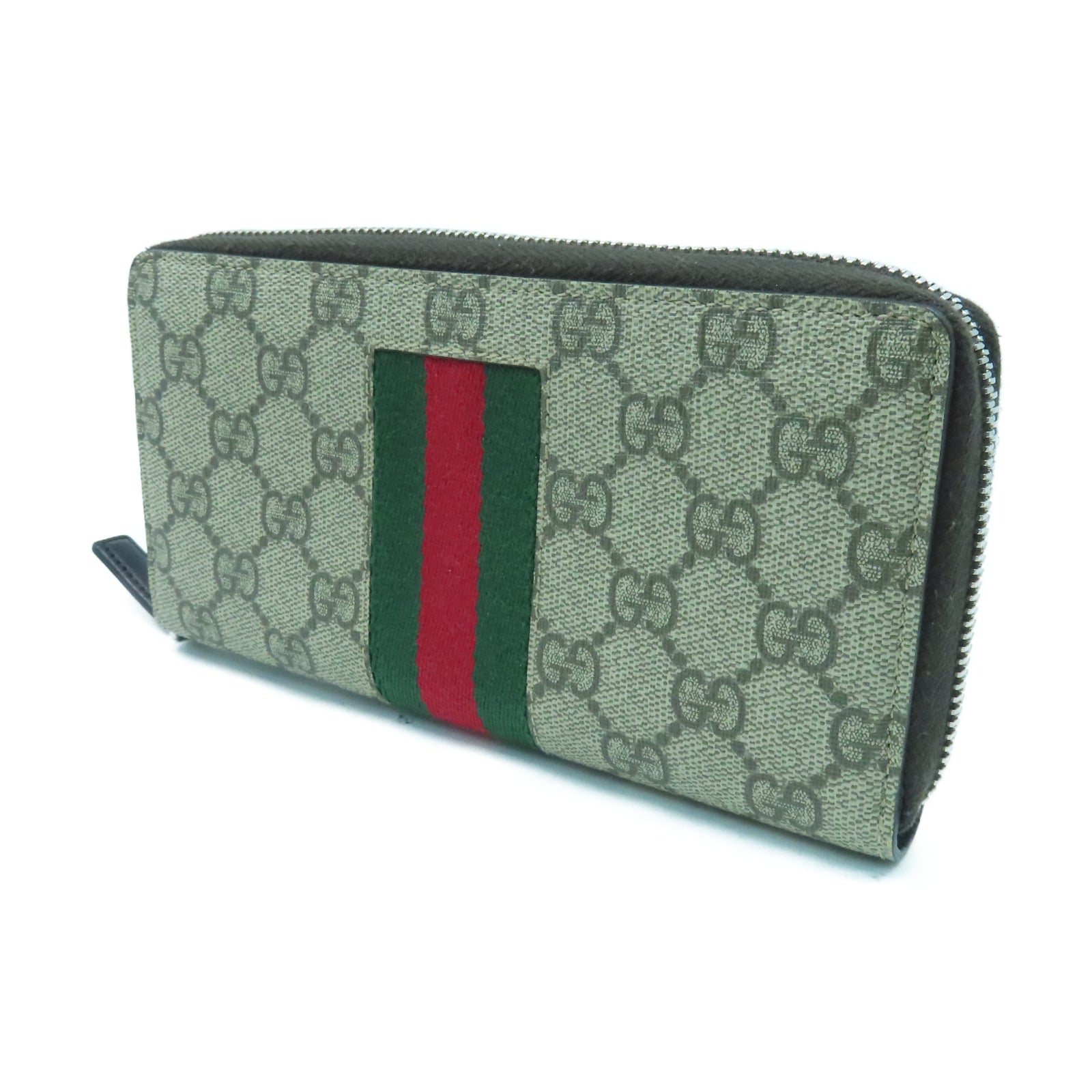 GUCCI☆【完売間近】LONG ZIP WALLET ジップ 長財布 / gray GUCCI グッチ 長財布 レディース スクリプト ジップアラウンド