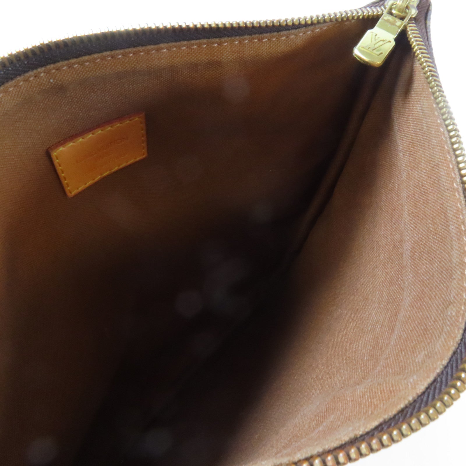 LOUIS VUITTON Monogram Pochette Bosphore金扣肩背袋啡色