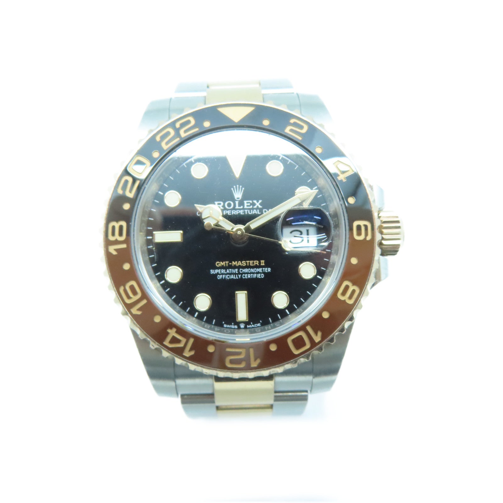 ROLEX GMT MasterⅡ不鏽鋼手錶自動機芯黑色