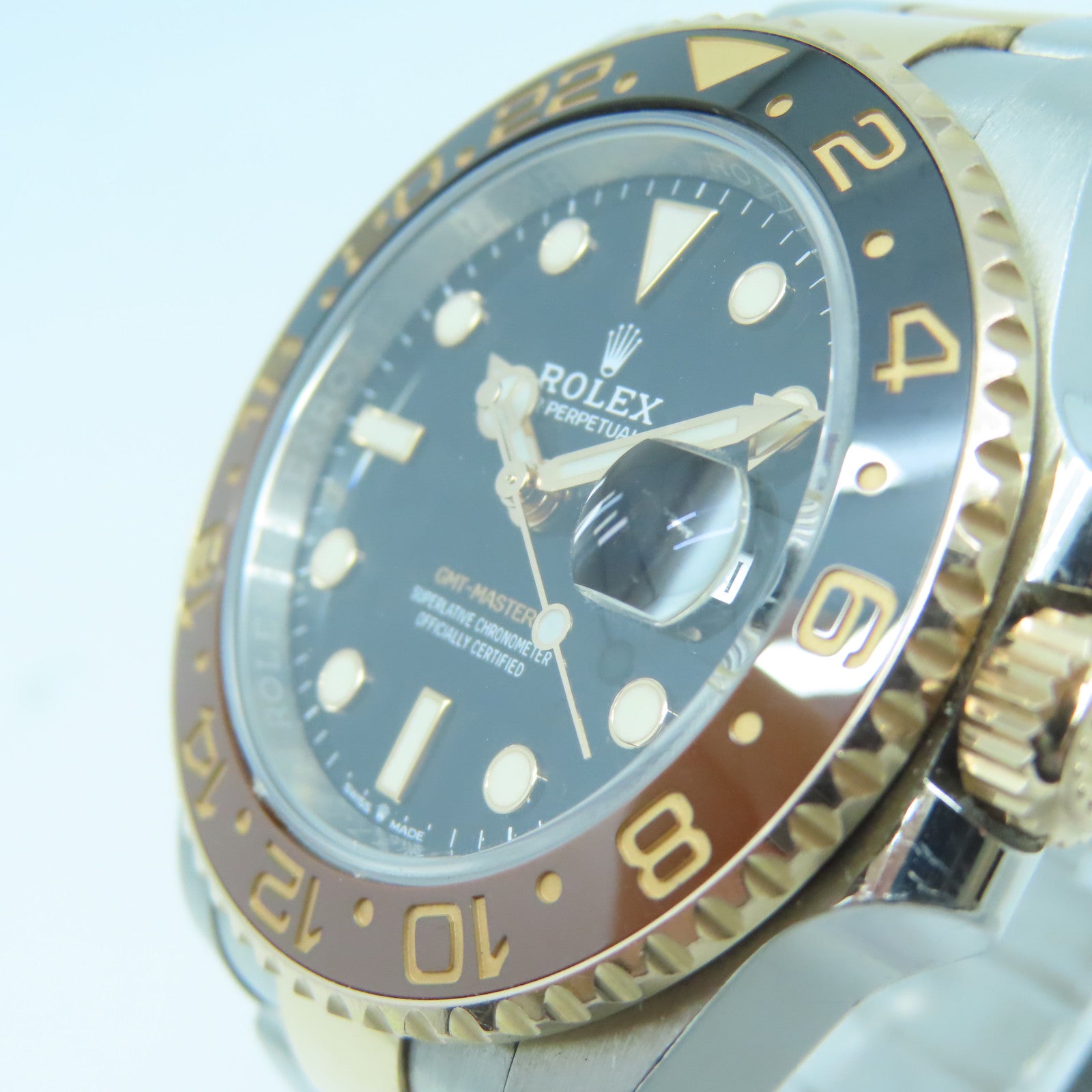 ROLEX GMT MasterⅡ不鏽鋼手錶自動機芯黑色