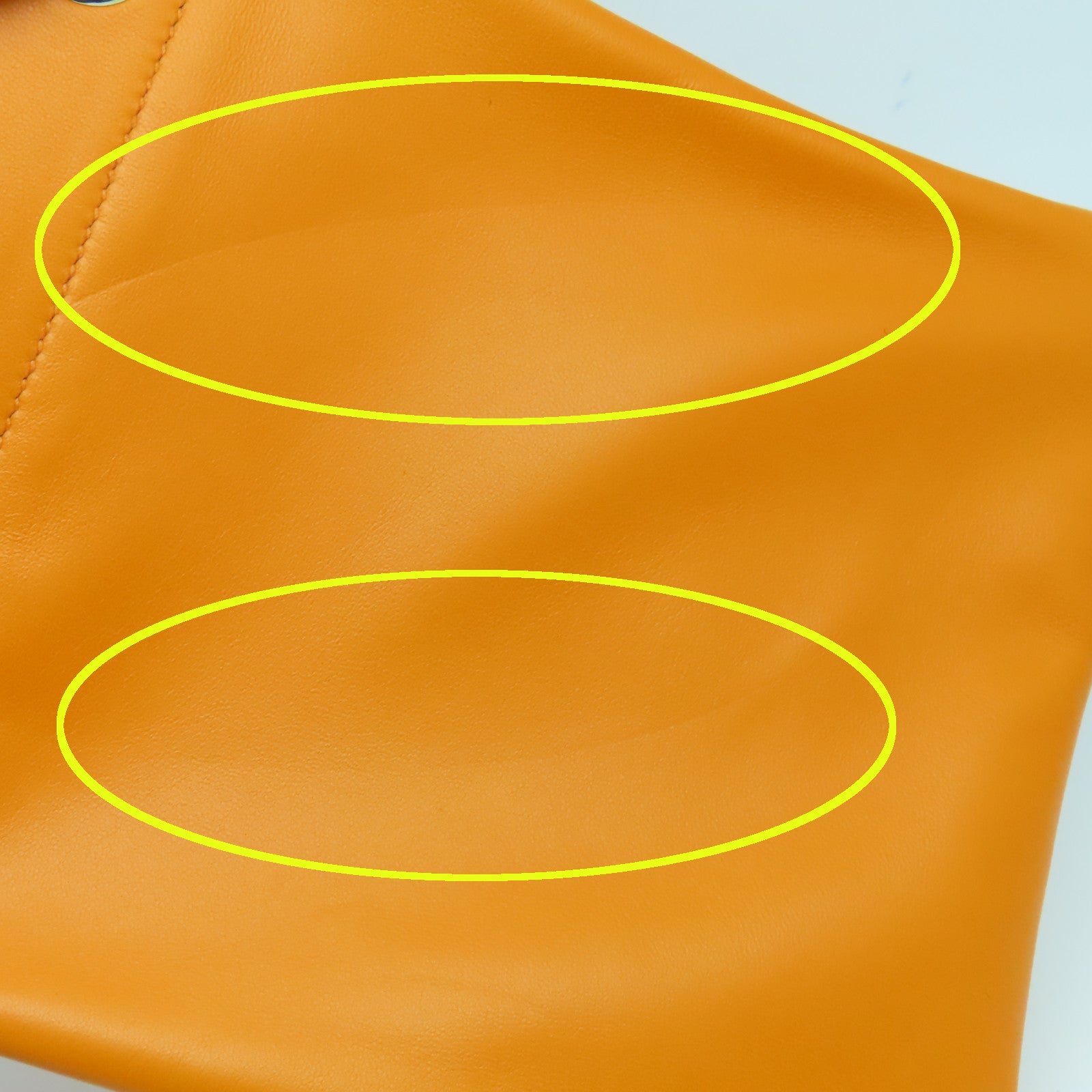 HERMES 【激減優惠】Swift皮革Aline銀扣肩背袋橙色
