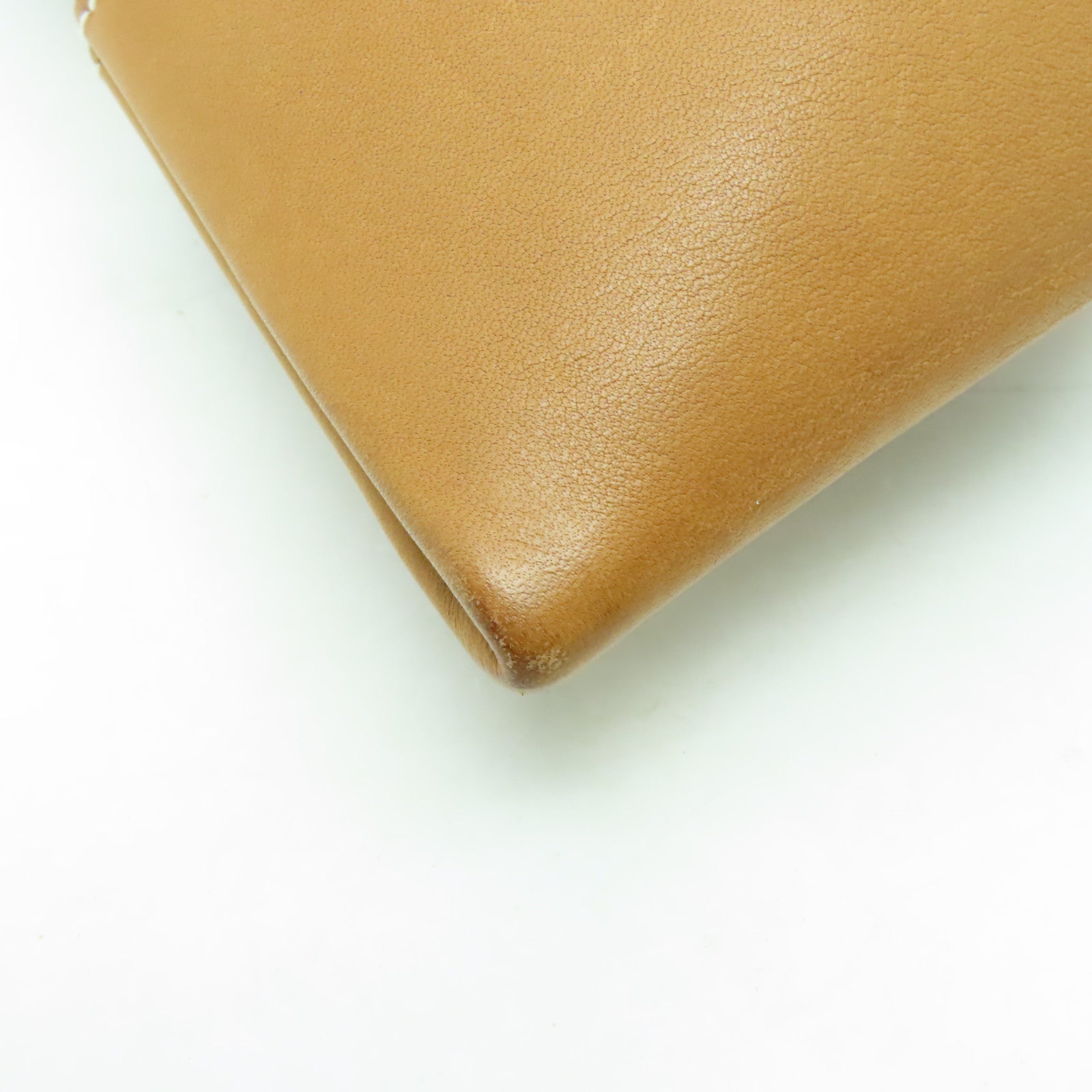 HERMES 絲質Silk City銀扣肩背袋玫瑰色/淺褐色