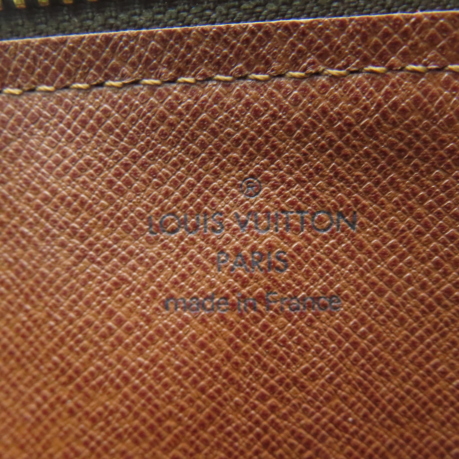 LOUIS VUITTON Monogram Papillon GM金扣肩背袋棕色