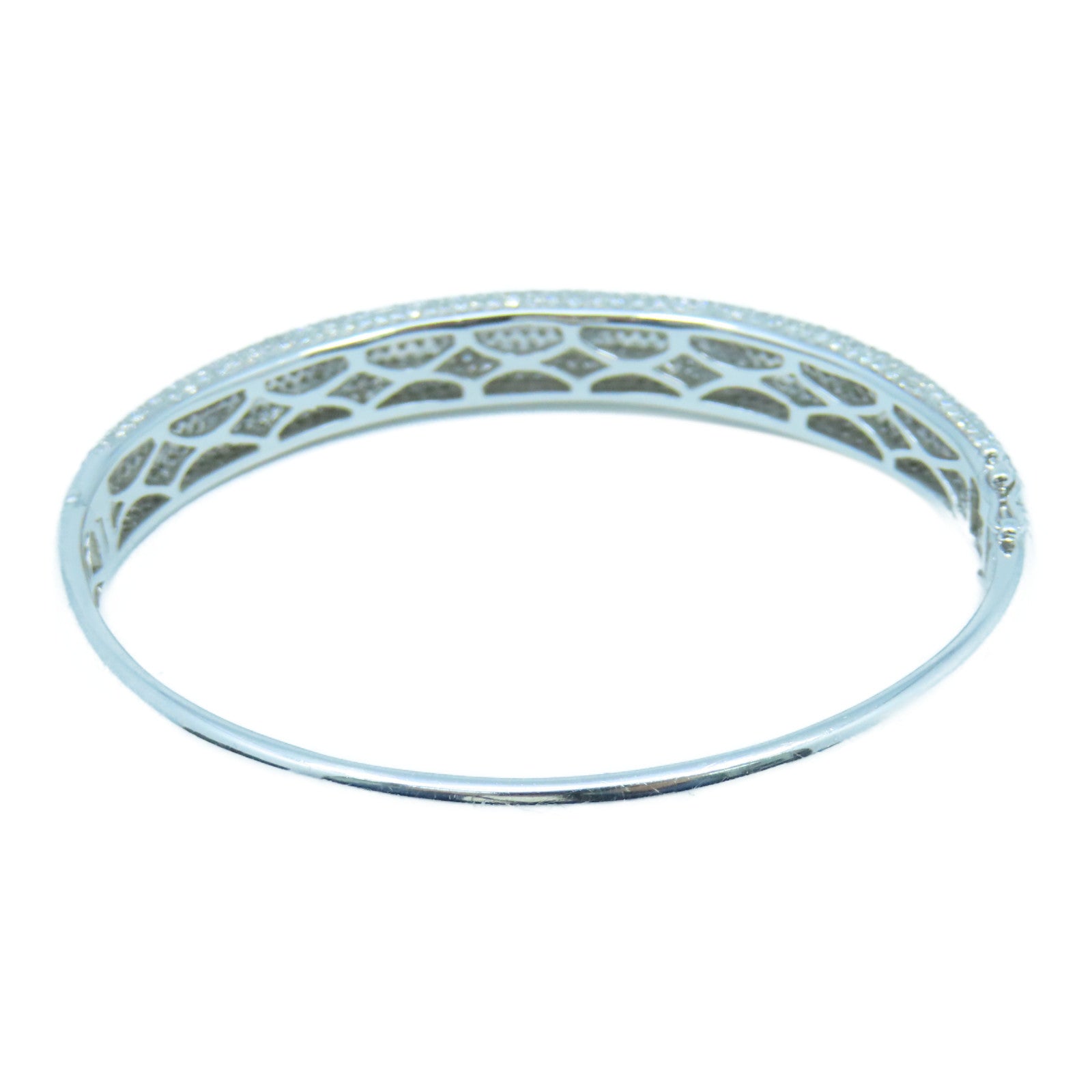 JEWELRY 18K白金Diamond Bangle钻石手镯