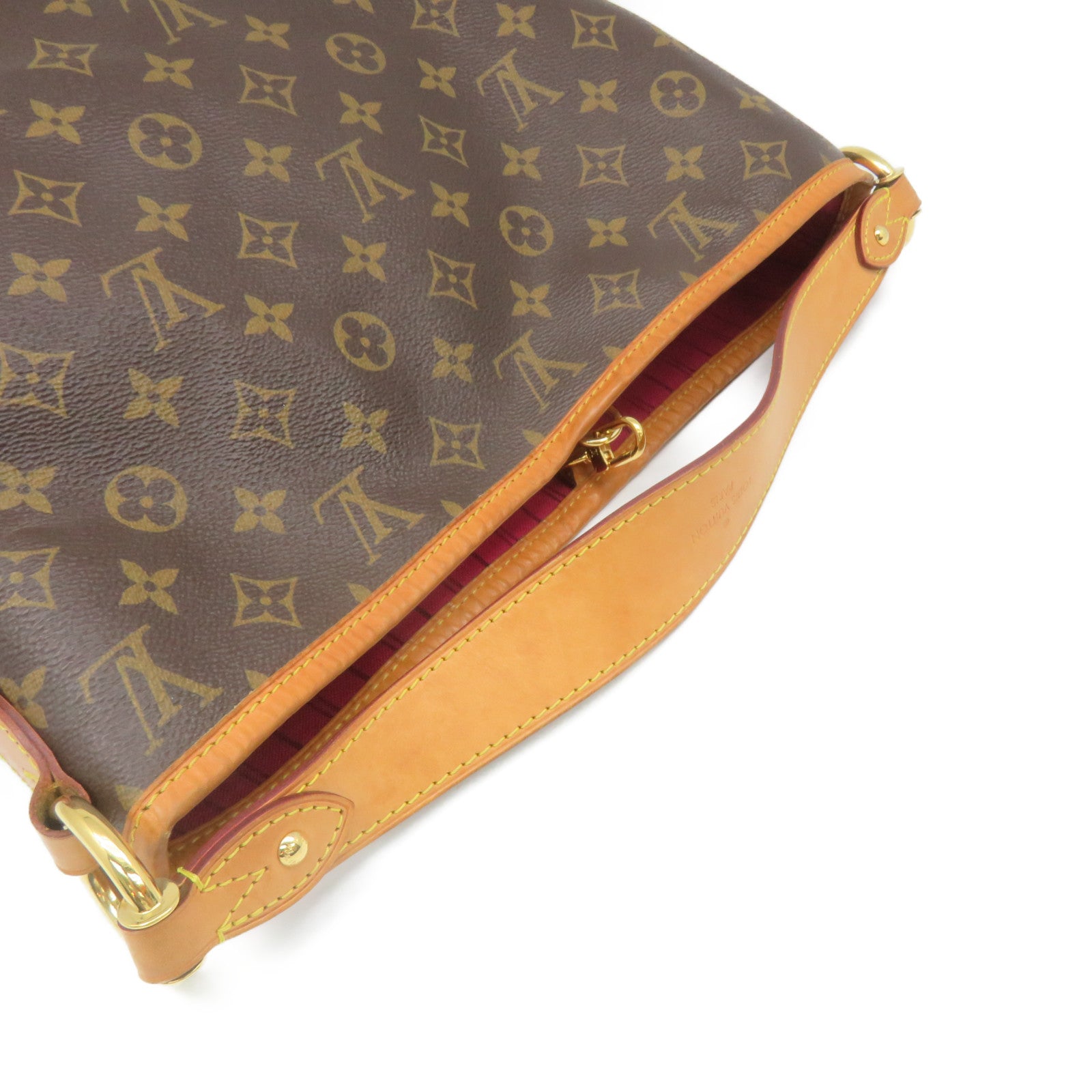 LOUIS VUITTON Monogram Delightfull PM Shoulder Bag brown