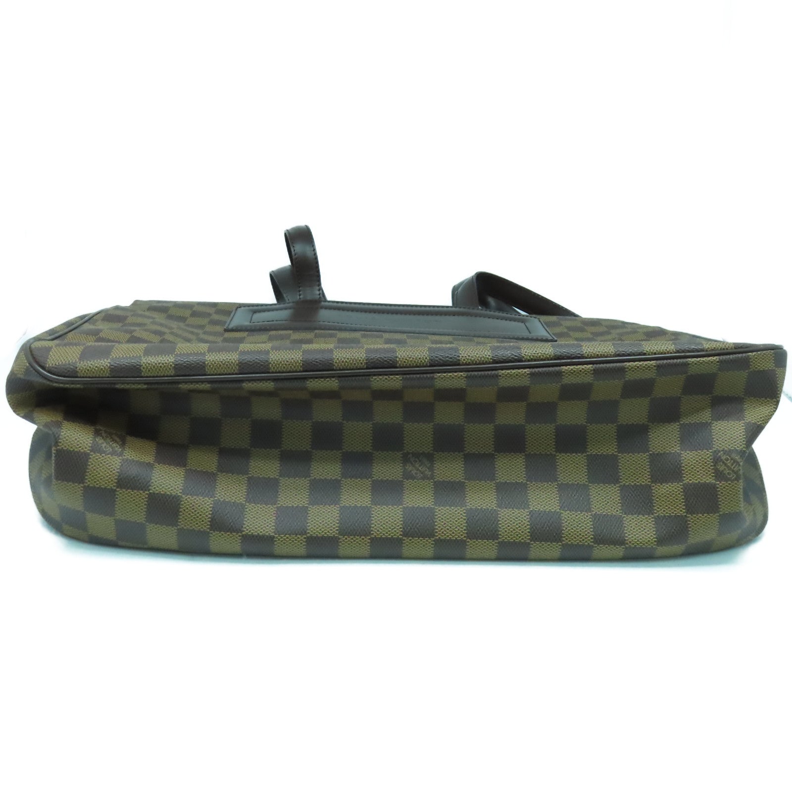 LOUIS VUITTON Damier Parioli PM金扣肩背/手挽袋啡色