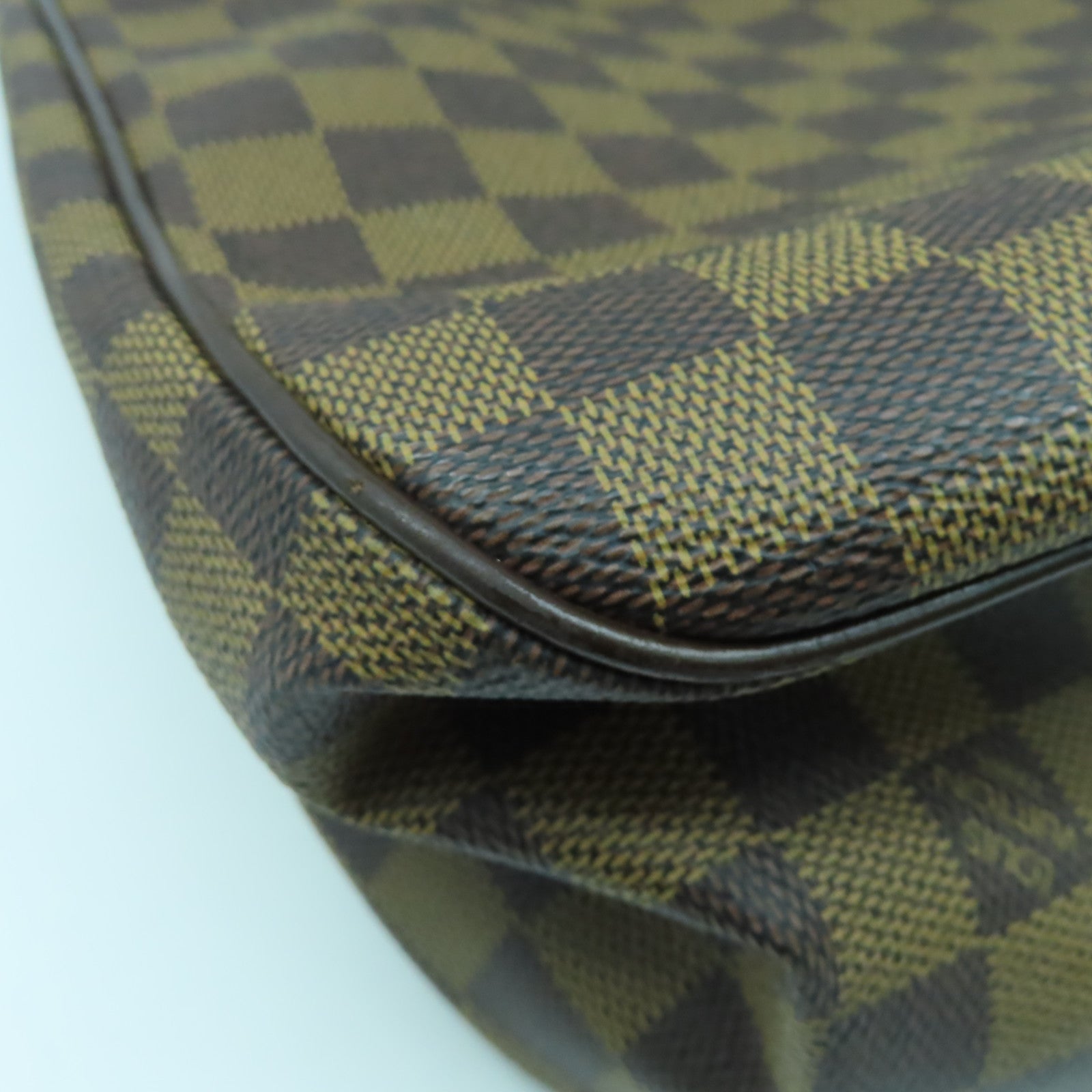 LOUIS VUITTON Damier Parioli PM金扣肩背/手挽袋啡色