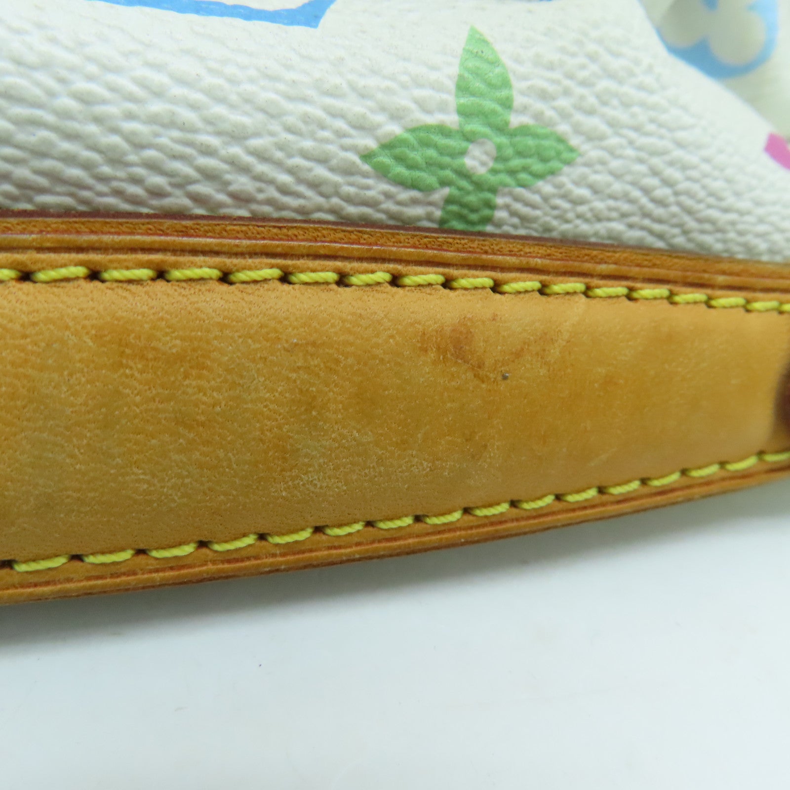 LOUIS VUITTON Monogram Multicolore Judy PM 2 way Shoulder  Bag金扣手挽肩背兩用袋白色