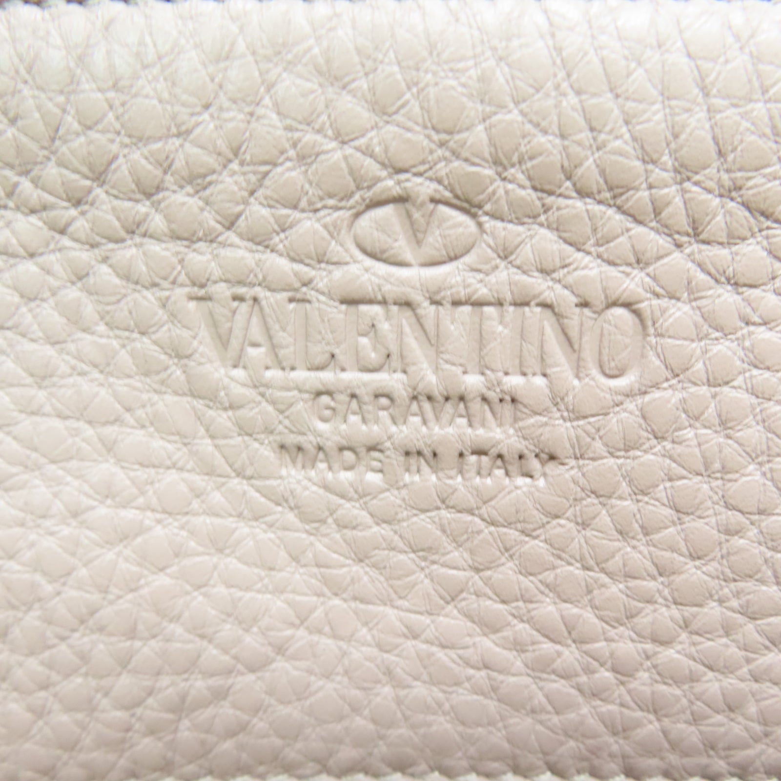 Valentino 【激減優惠】牛皮皮革Rockstud Bag金扣手挽肩背兩用袋粉紅色