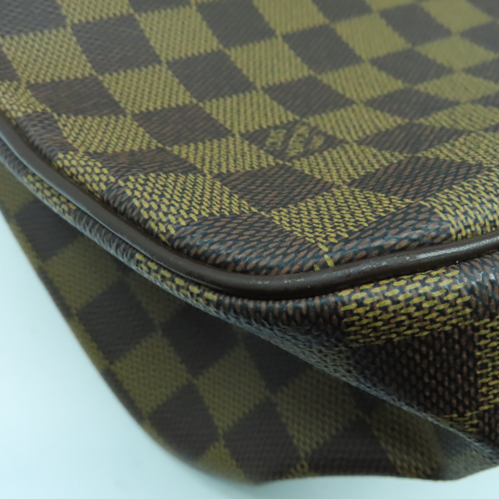 LOUIS VUITTON Damier Parioli PM金扣肩背/手挽袋啡色
