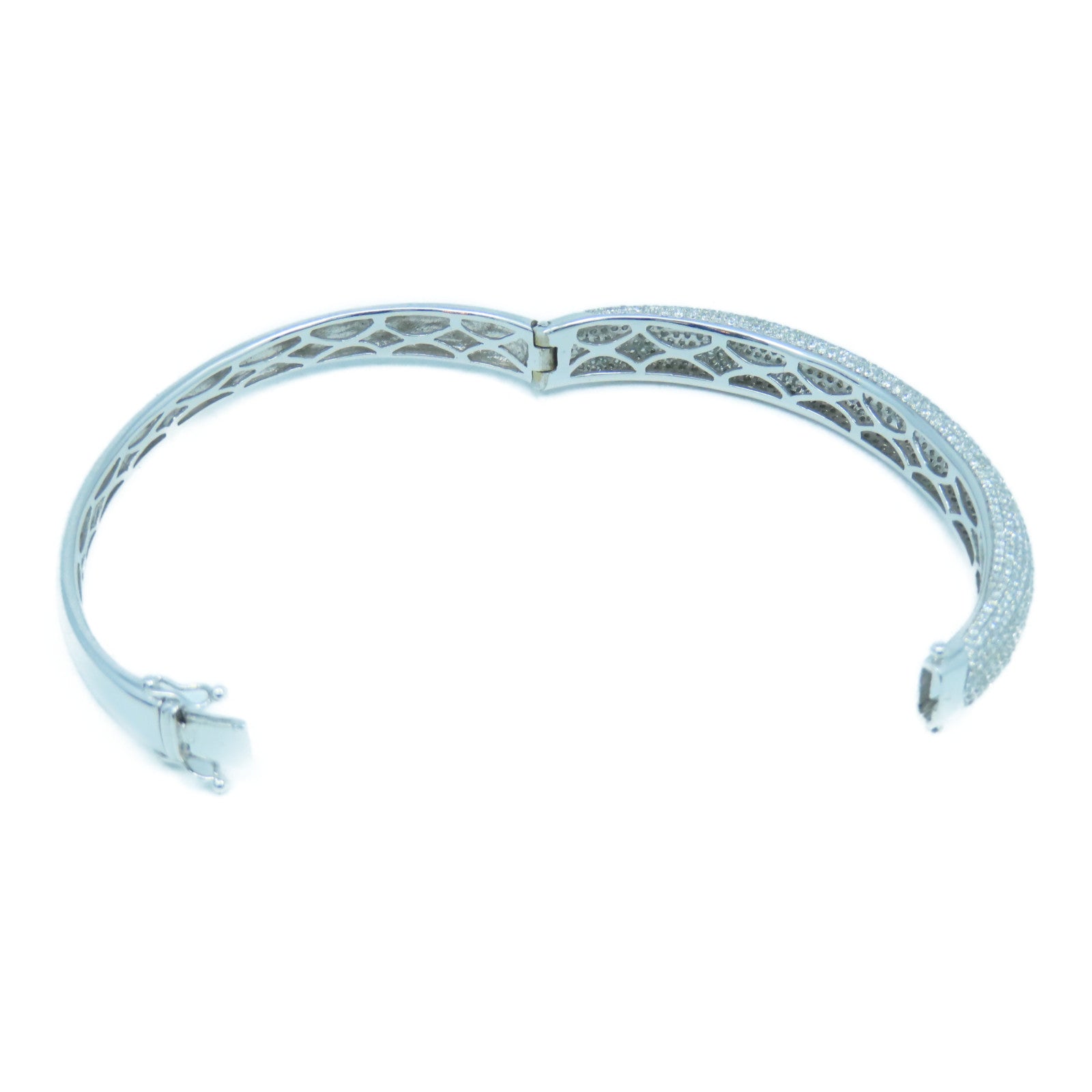 JEWELRY 18K白金Diamond Bangle钻石手镯