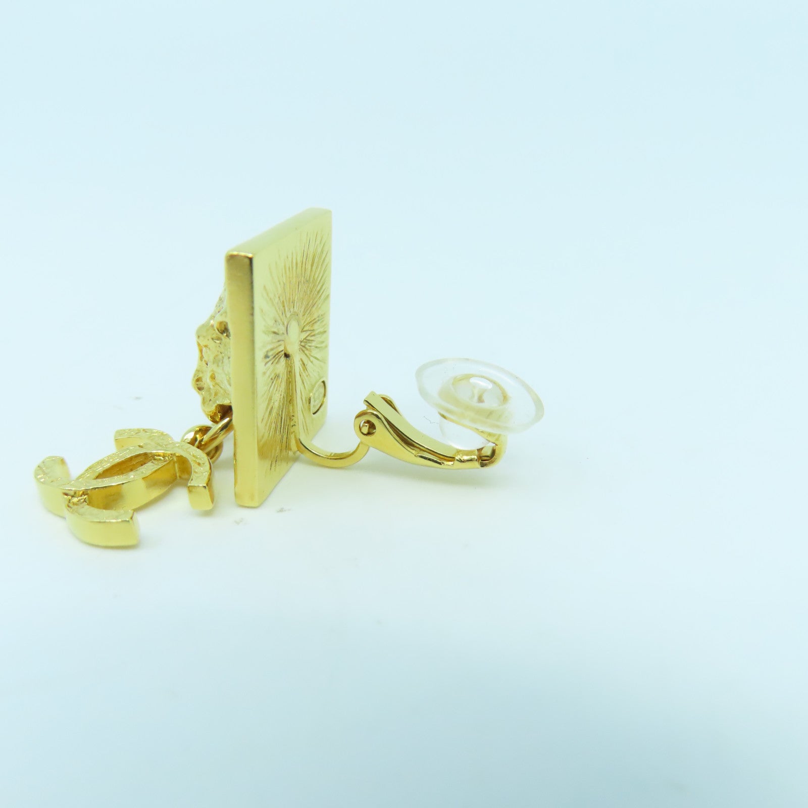 CHANEL 金屬Earrings耳環金色