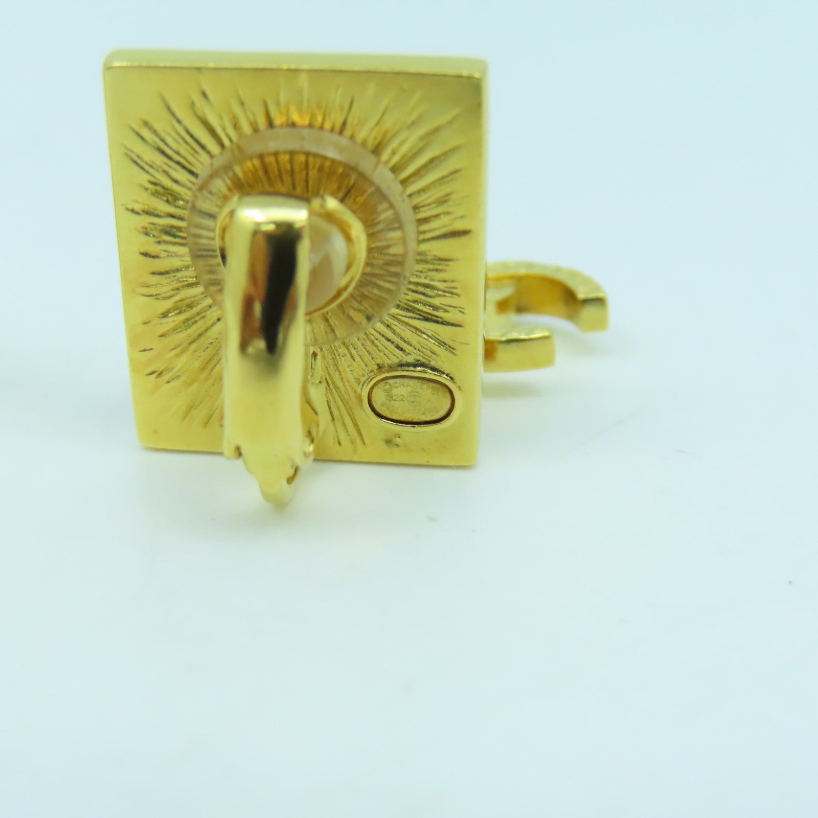 CHANEL 金屬Earrings耳環金色