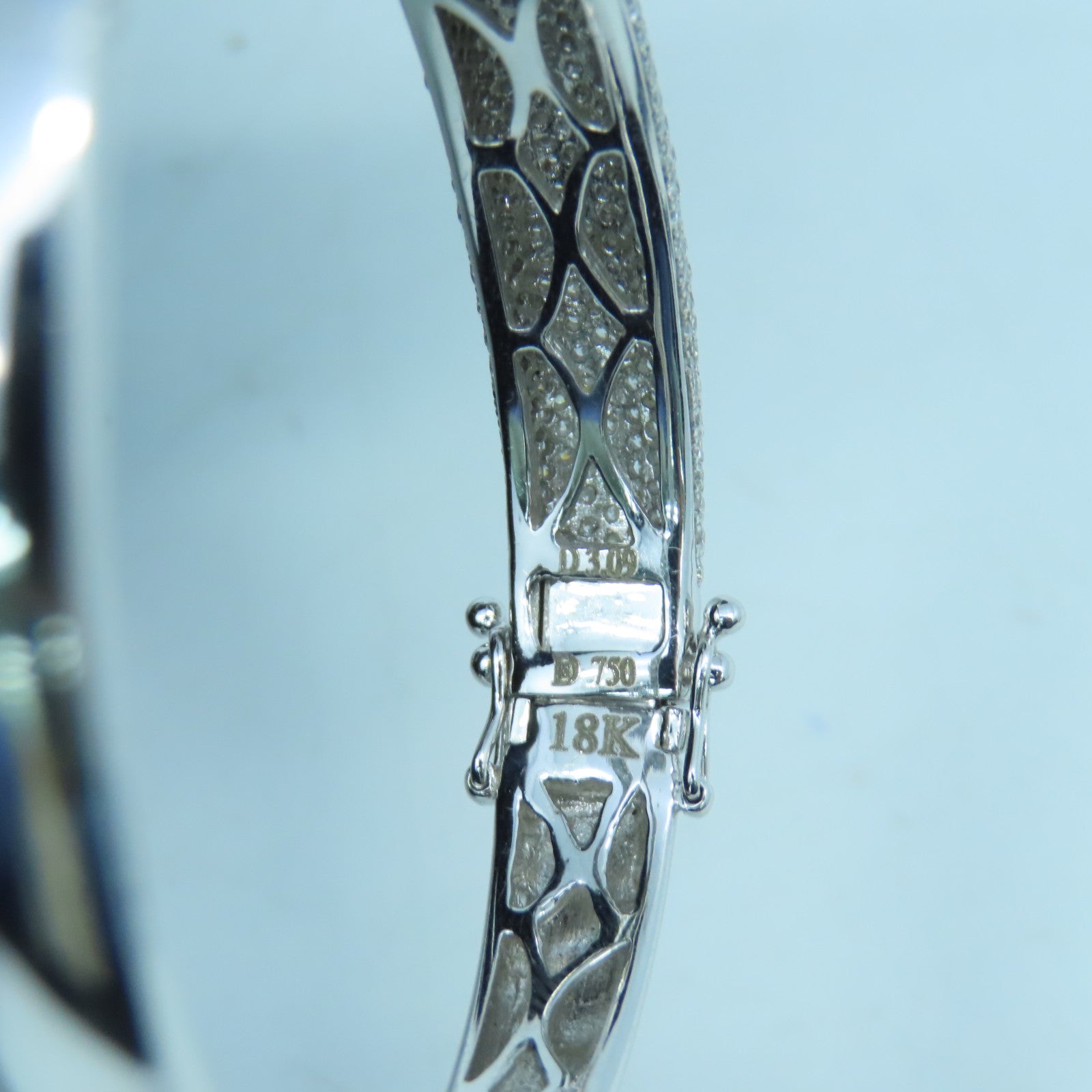 JEWELRY 18K白金Diamond Bangle钻石手镯