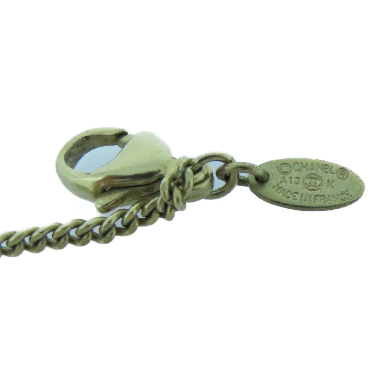 CHANEL 金属Necklace金扣项链
