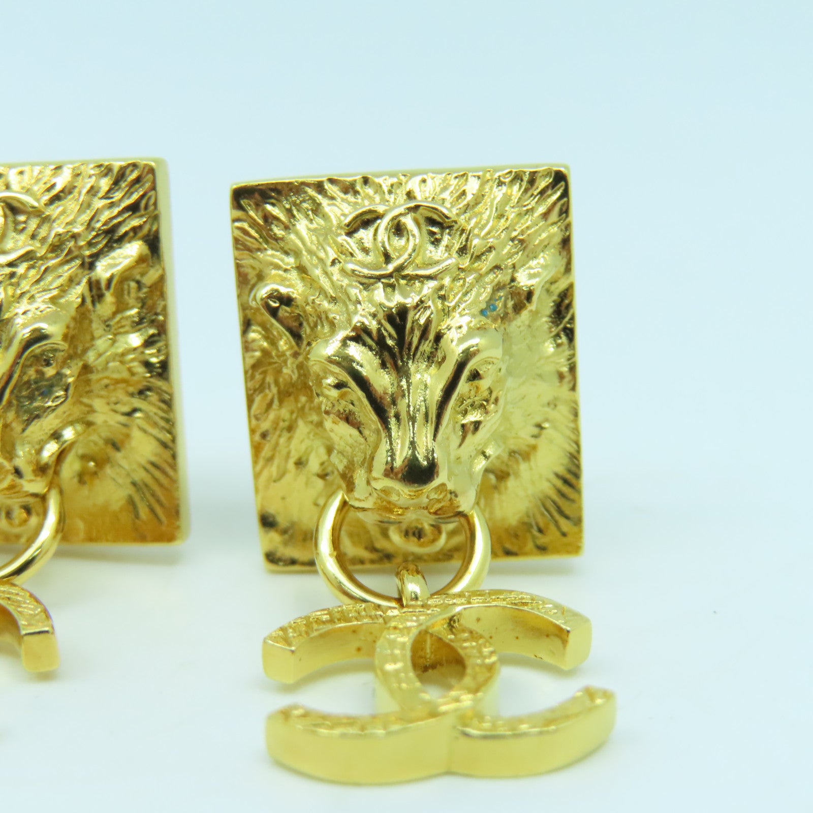 CHANEL 金屬Earrings耳環金色