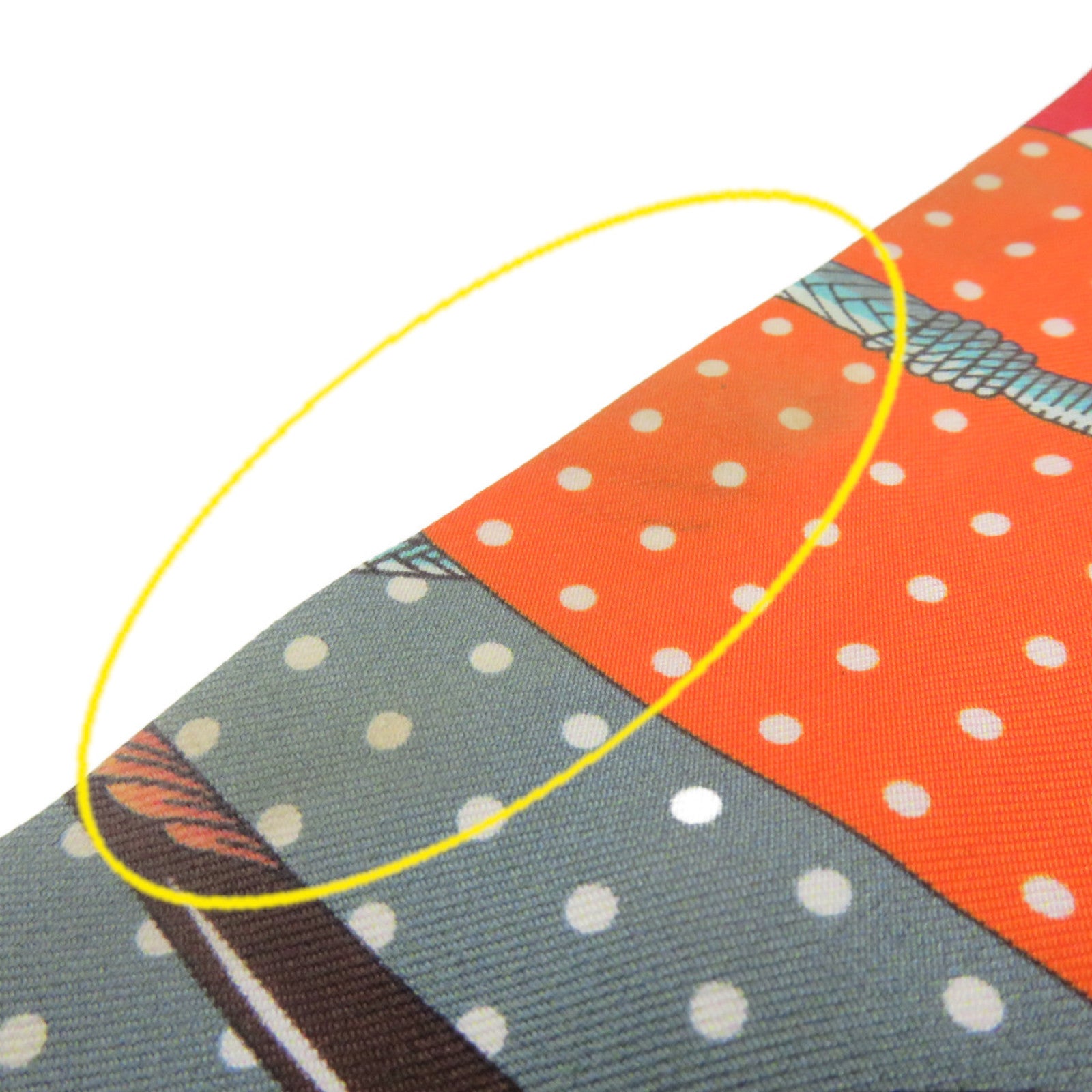 HERMES 【激減優惠】絲質Twilly Scarf絲巾紅色/橙色/彩色