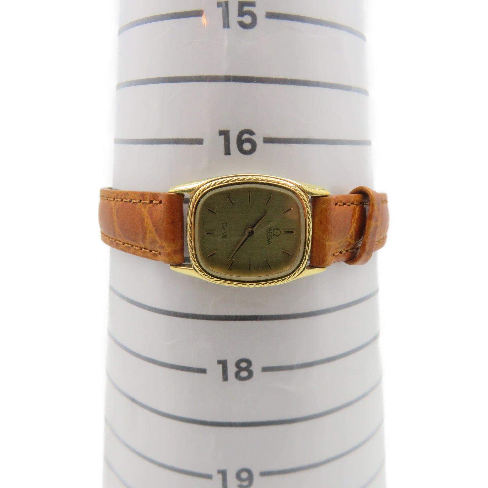 OMEGA [Sharp Discount] De Ville Vintage Stainless Steel Watch Quartz Movement Gold