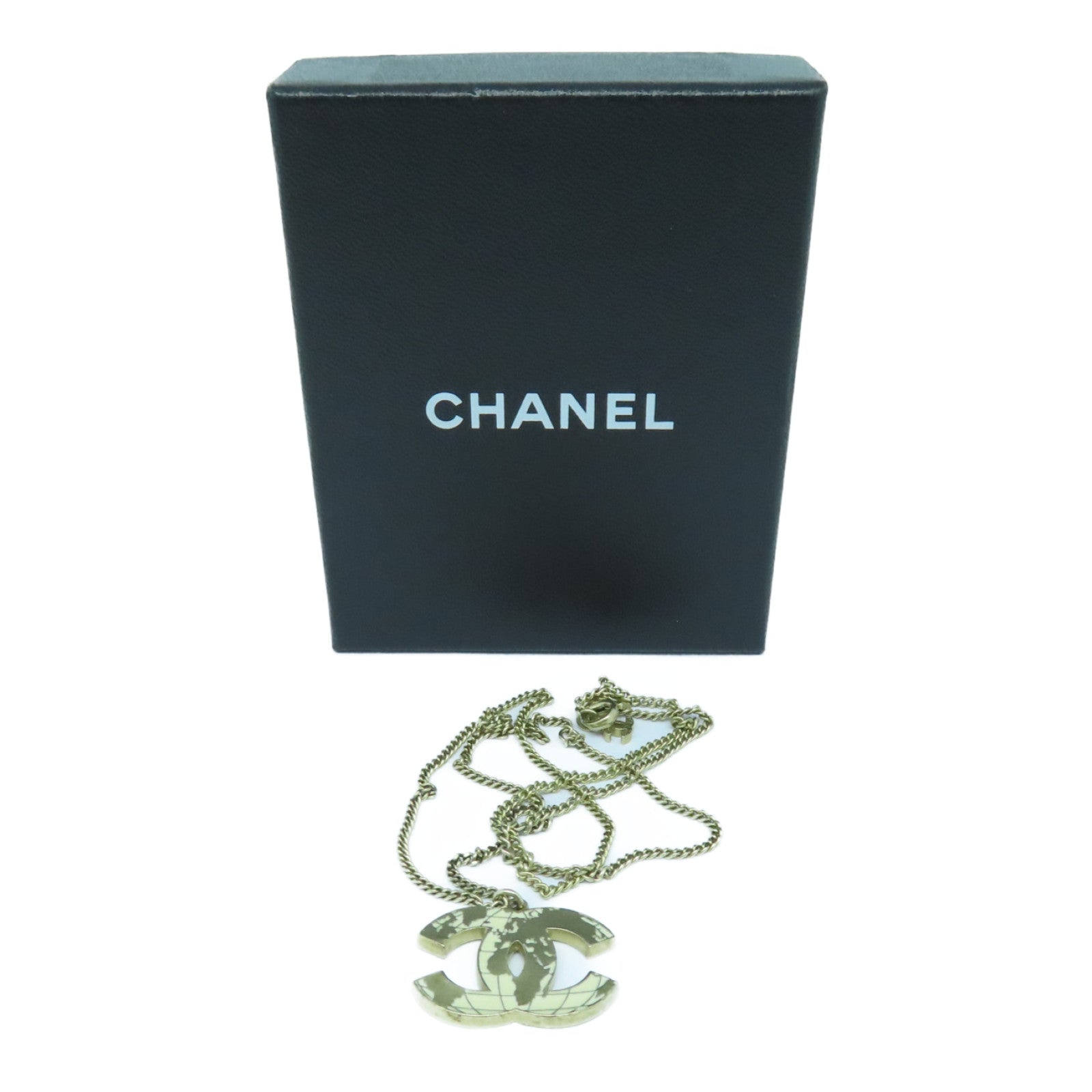 CHANEL 金属Necklace金扣项链