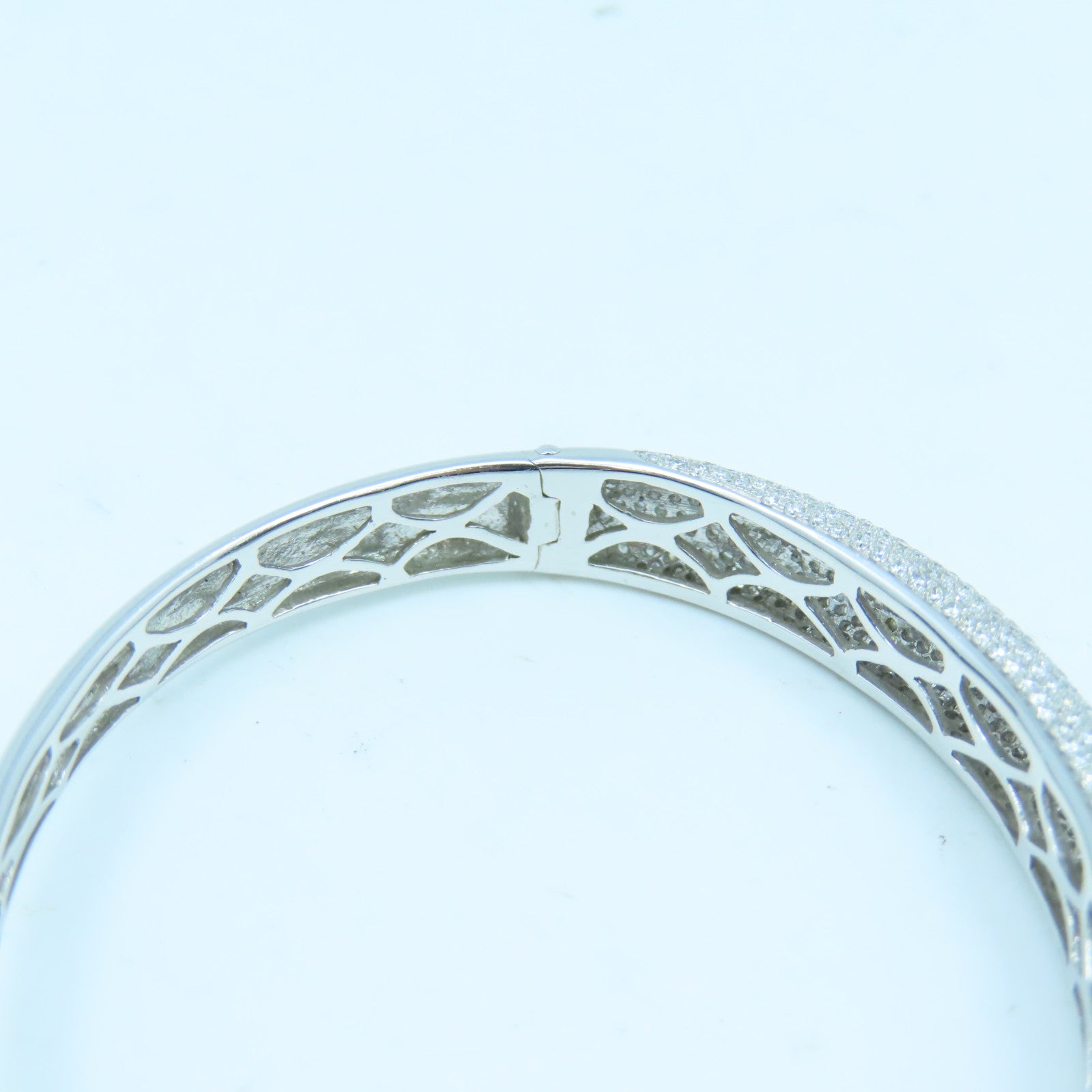 JEWELRY 18K白金Diamond Bangle钻石手镯