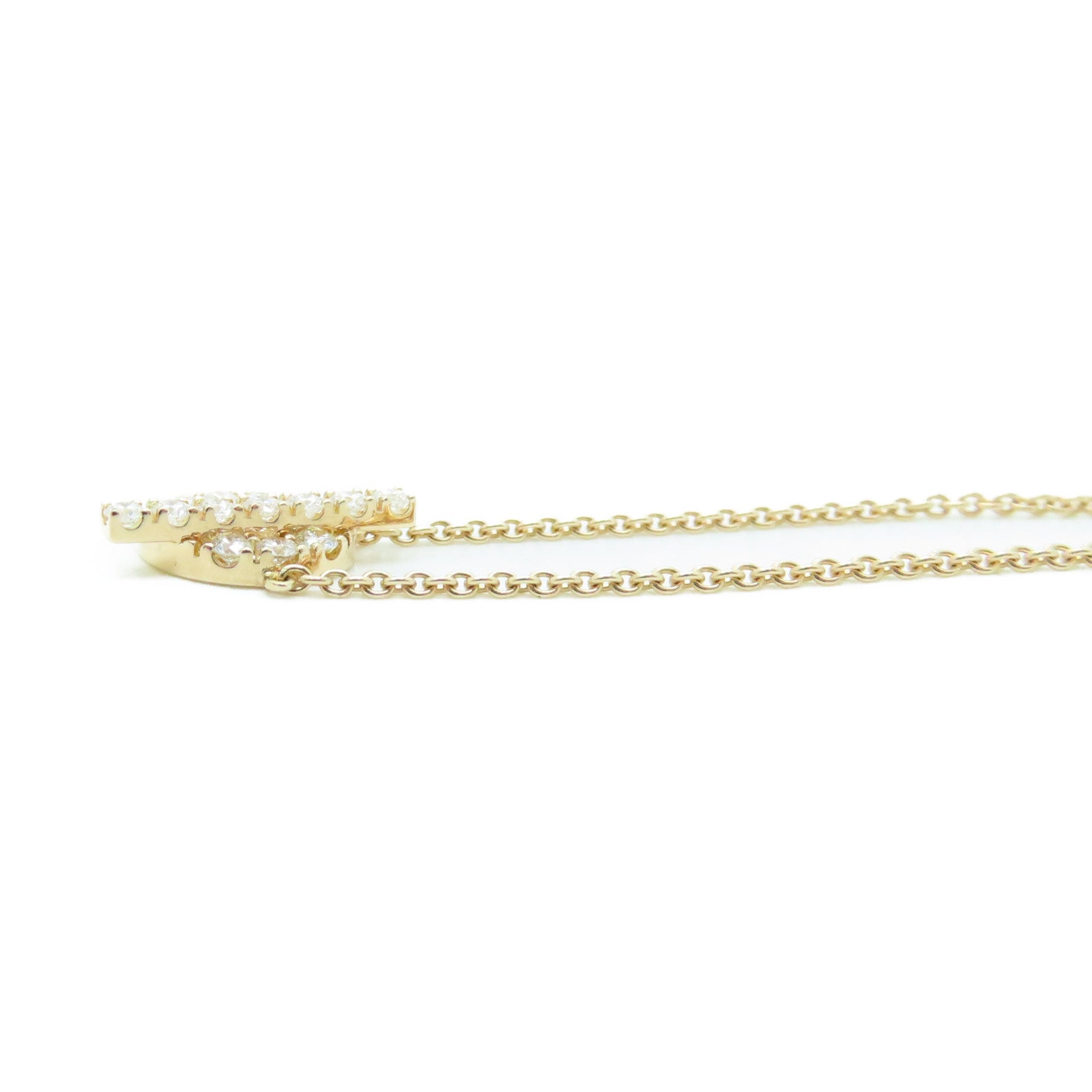 HERMES 18K玫瑰金Finesse Pendant項鍊