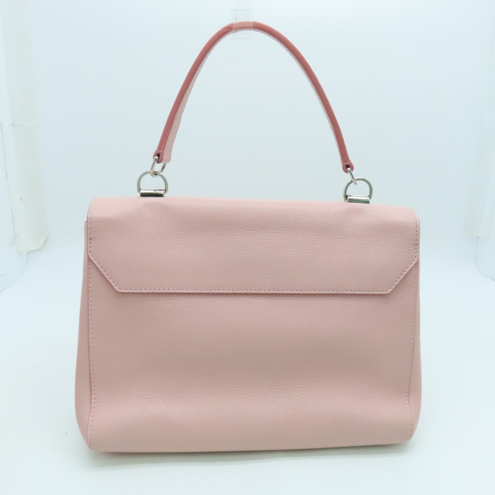 LOUIS VUITTON 牛皮皮革Lock Me 2 2 way Shoulder Bag金扣肩背袋粉红色