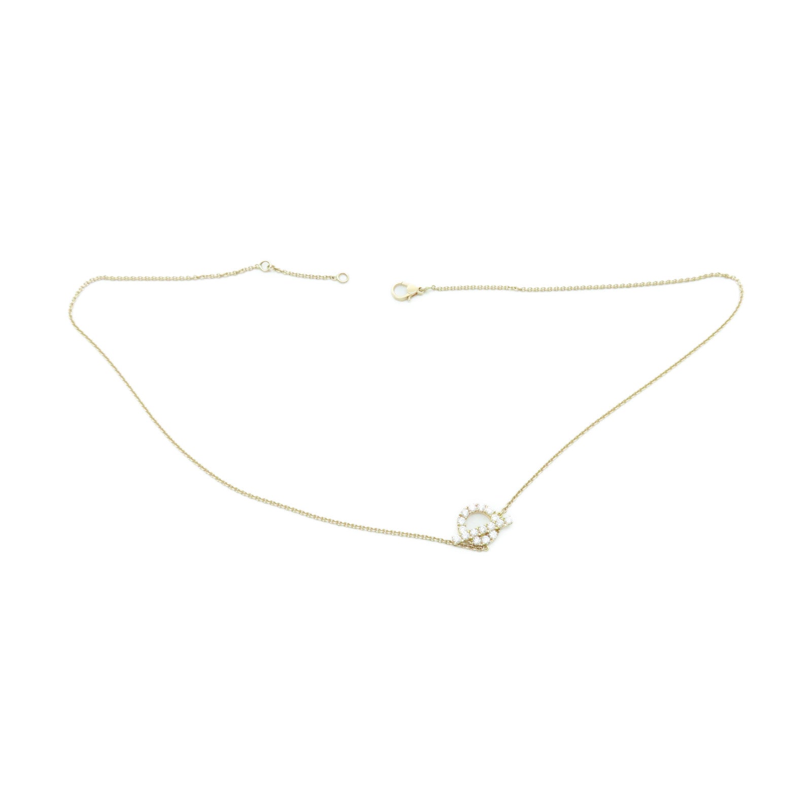 HERMES 18K玫瑰金Finesse Pendant項鍊