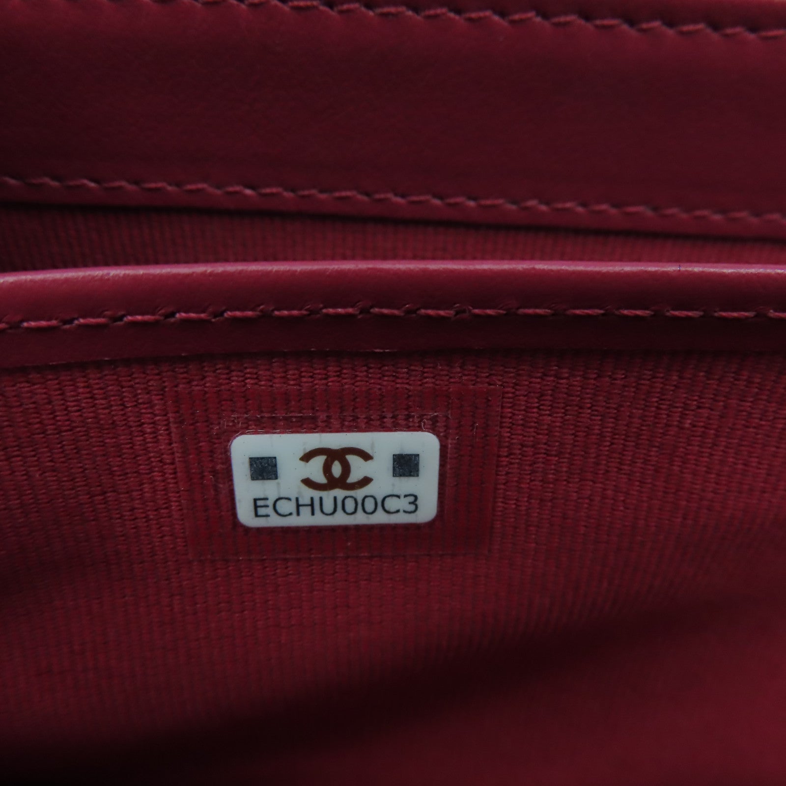 CHANEL 菱格牛皮皮革C19 Long Wallet銀扣長錢包黑色