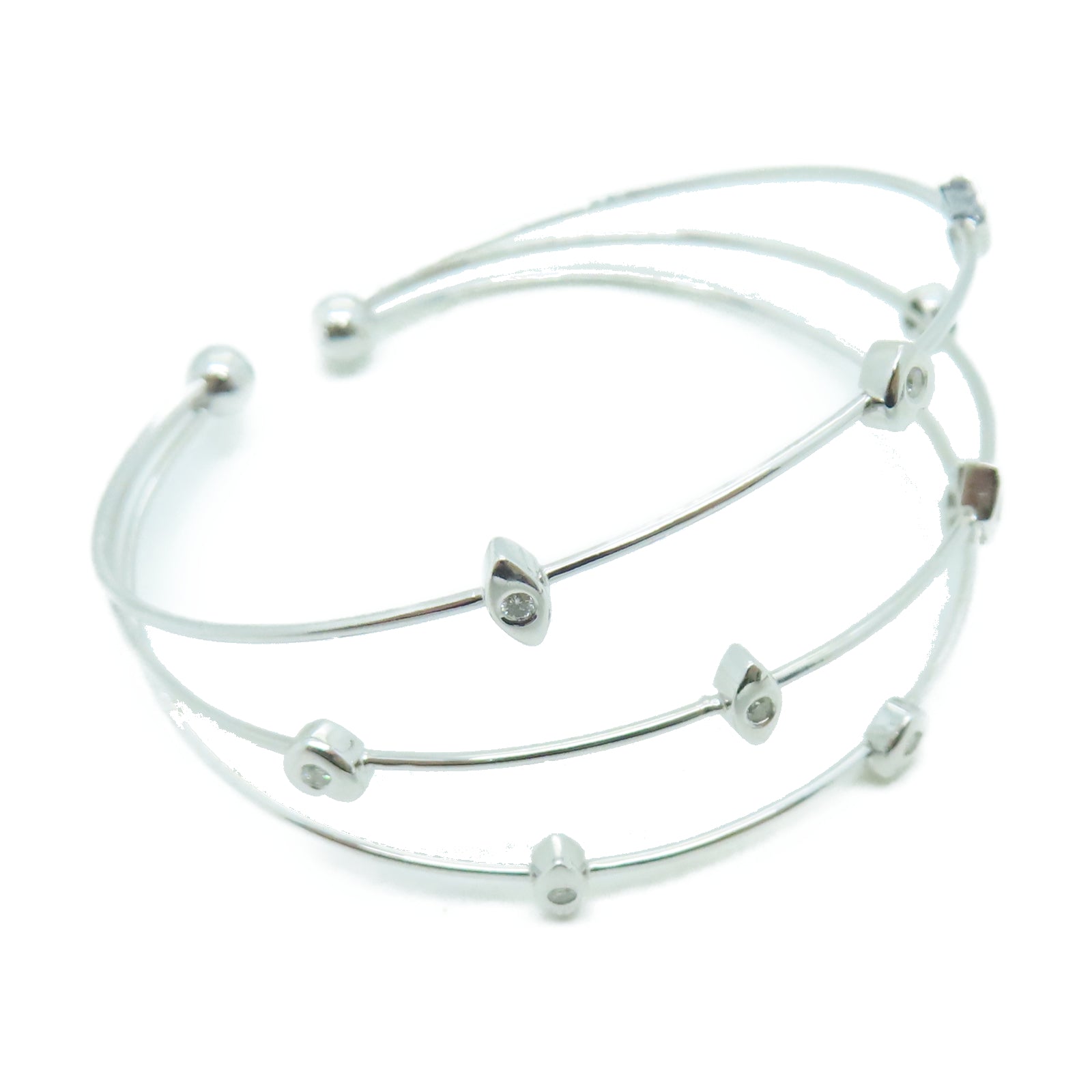 JEWELRY 【激減優惠】18K白金Bangle手環