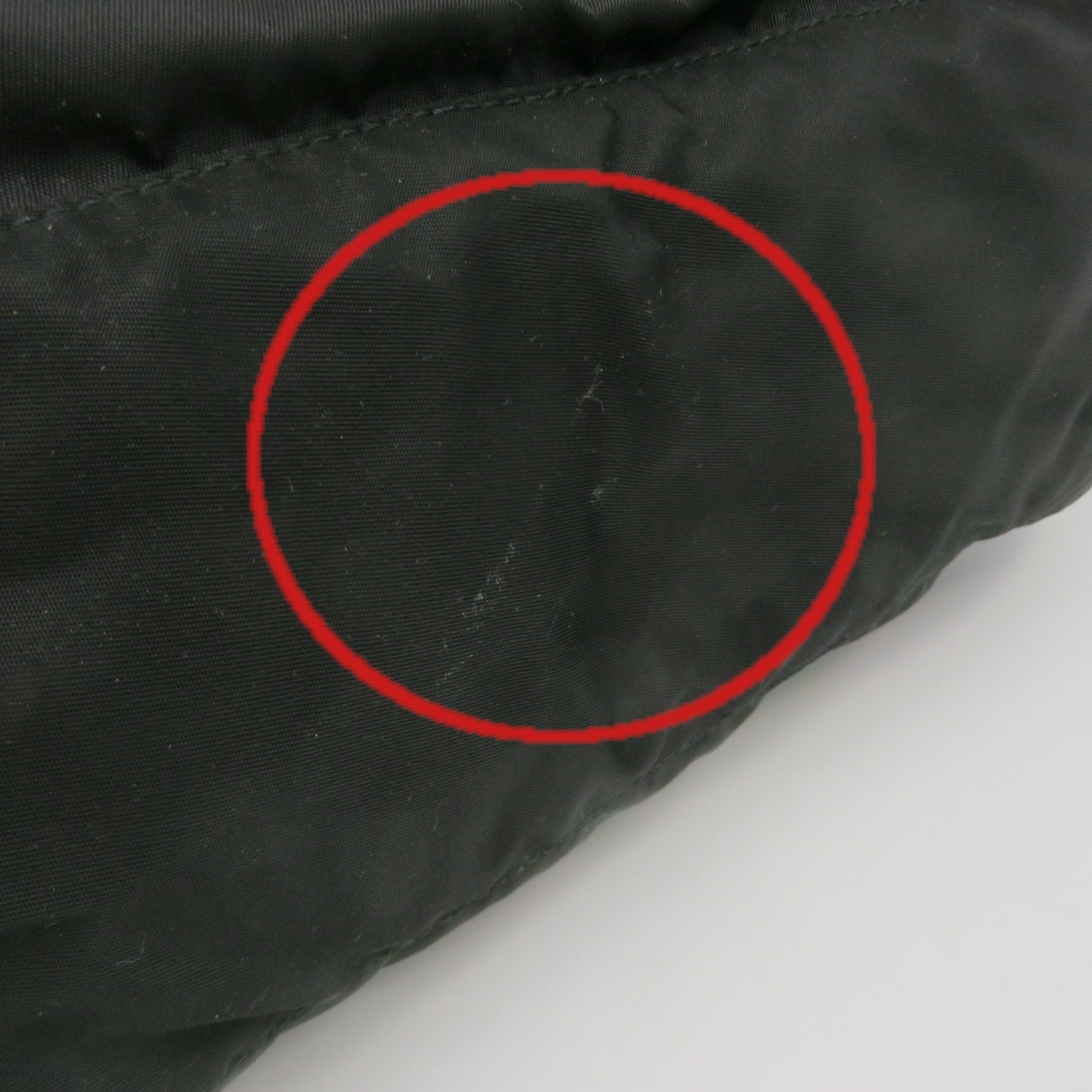 PRADA Nylon Shoulder Bag Black