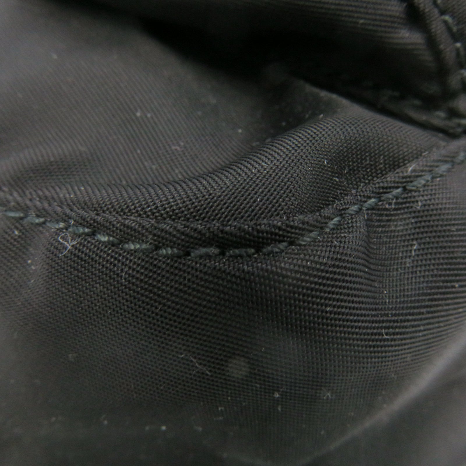 PRADA Nylon Shoulder Bag Black