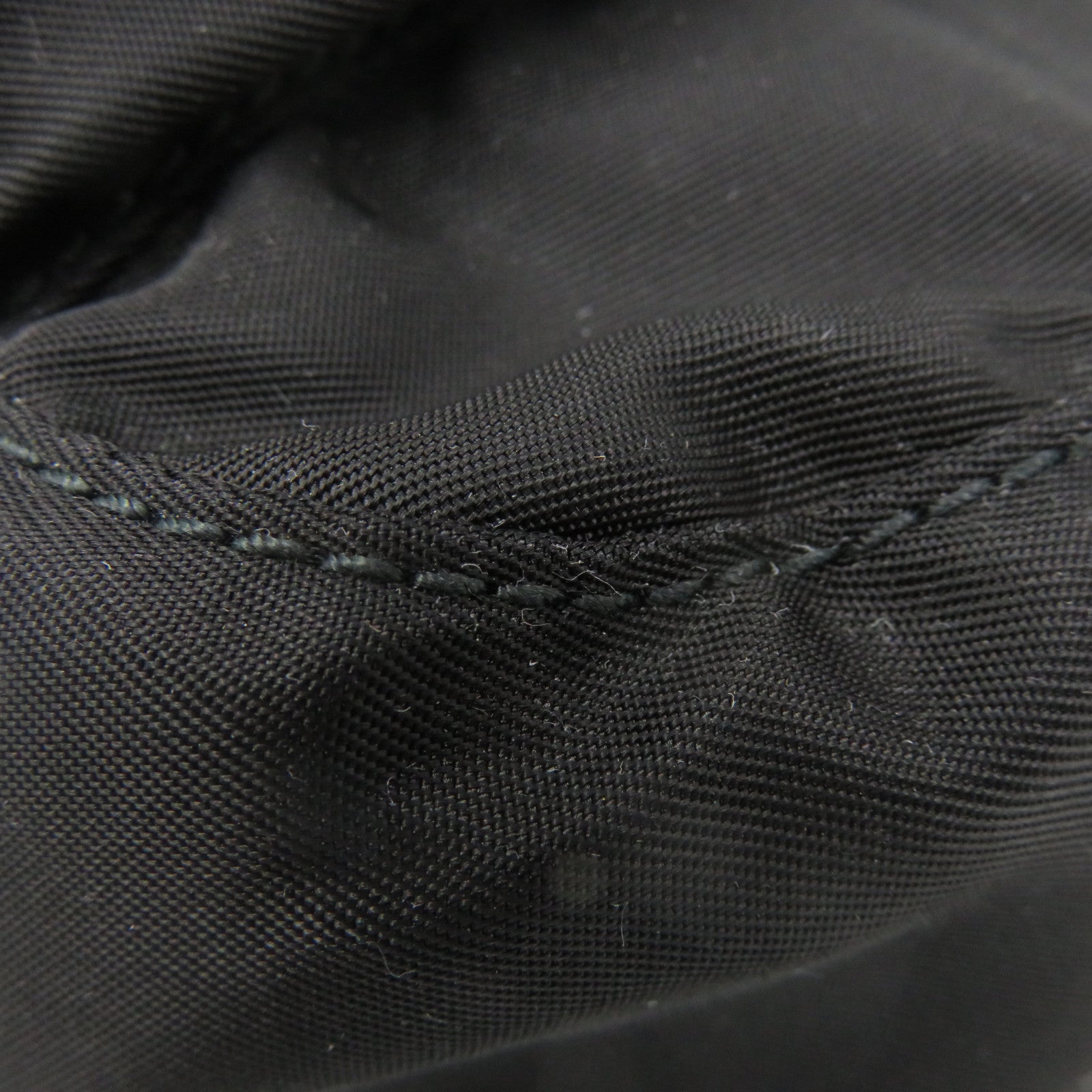 PRADA Nylon Shoulder Bag Black